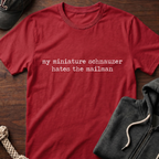 hates the mailman_WHITE T-Shirt
