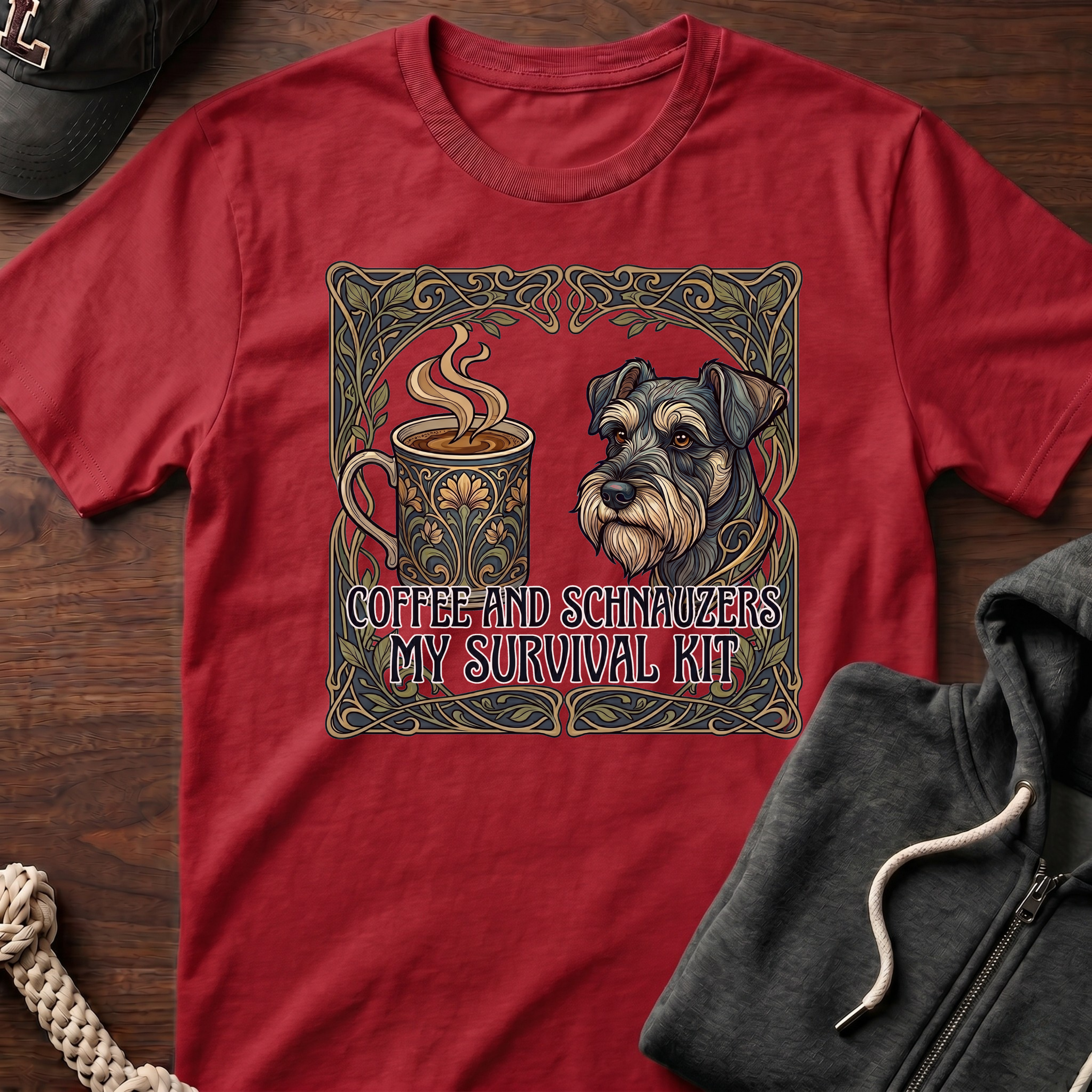 Coffee and Schnauzers T‑Shirt