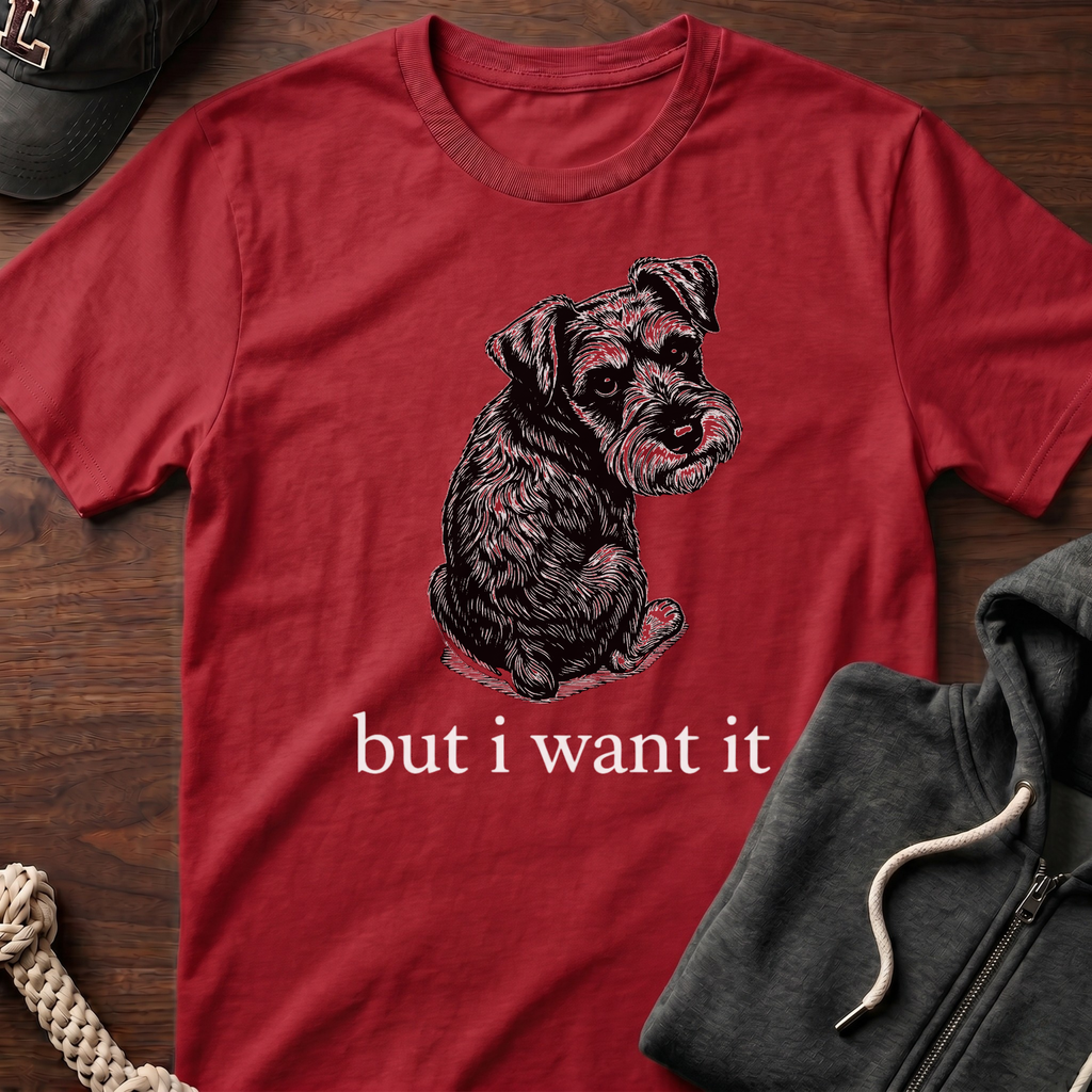 but i want it_White cutout T-Shirt
