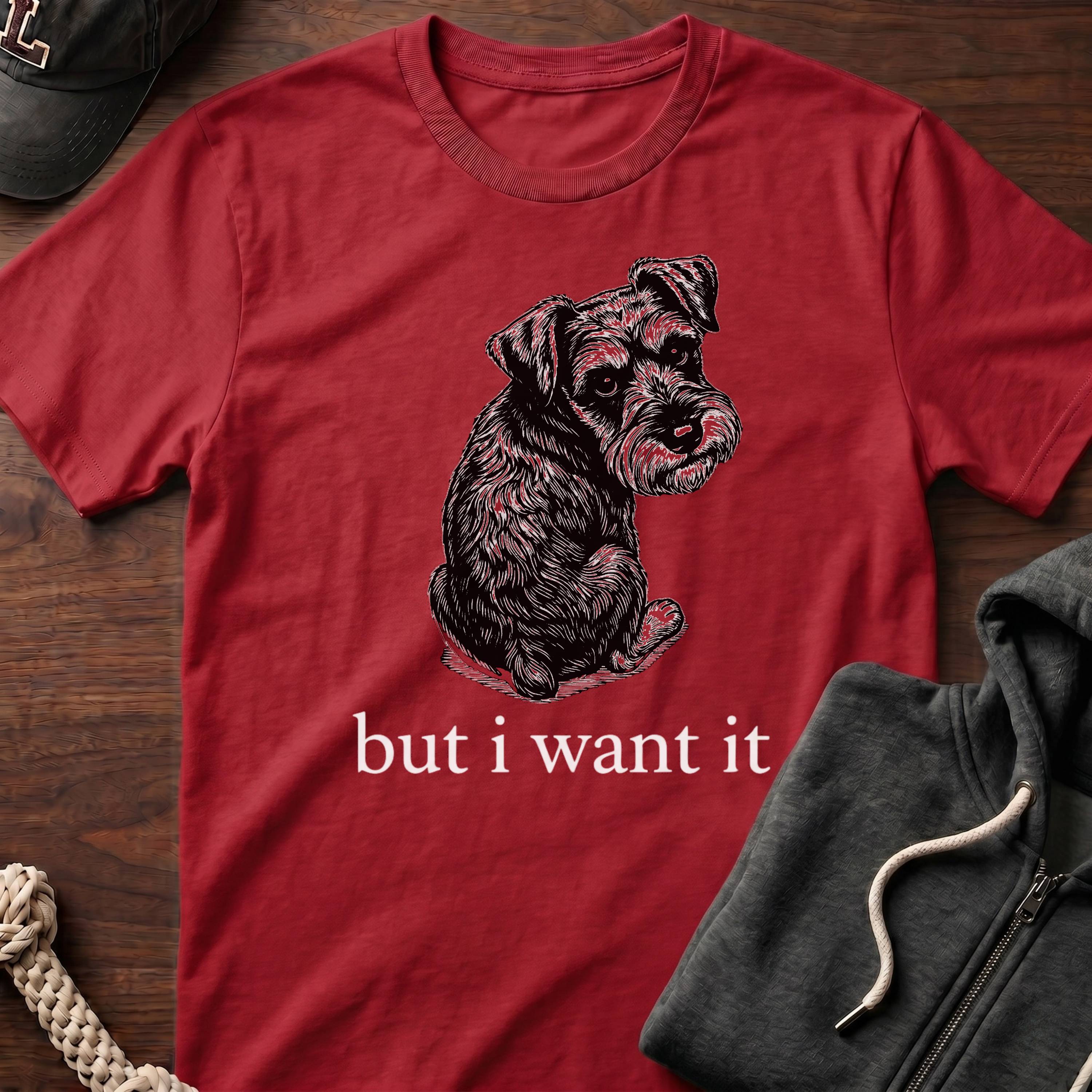 but i want it_White cutout T-Shirt