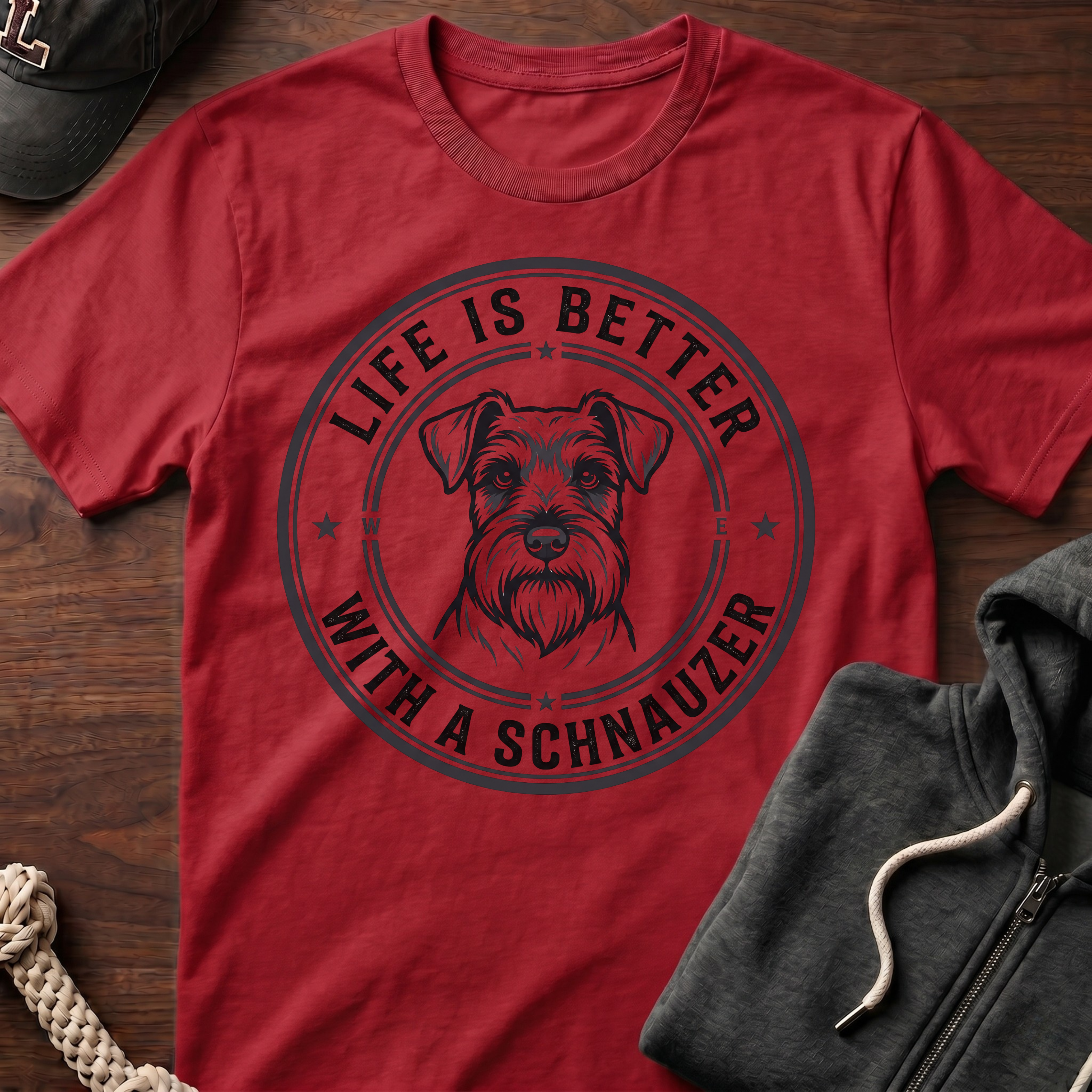 Life Is Better_BLACK T‑Shirt