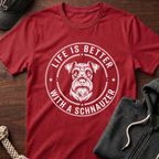 Life Is Better_White Text T-Shirt