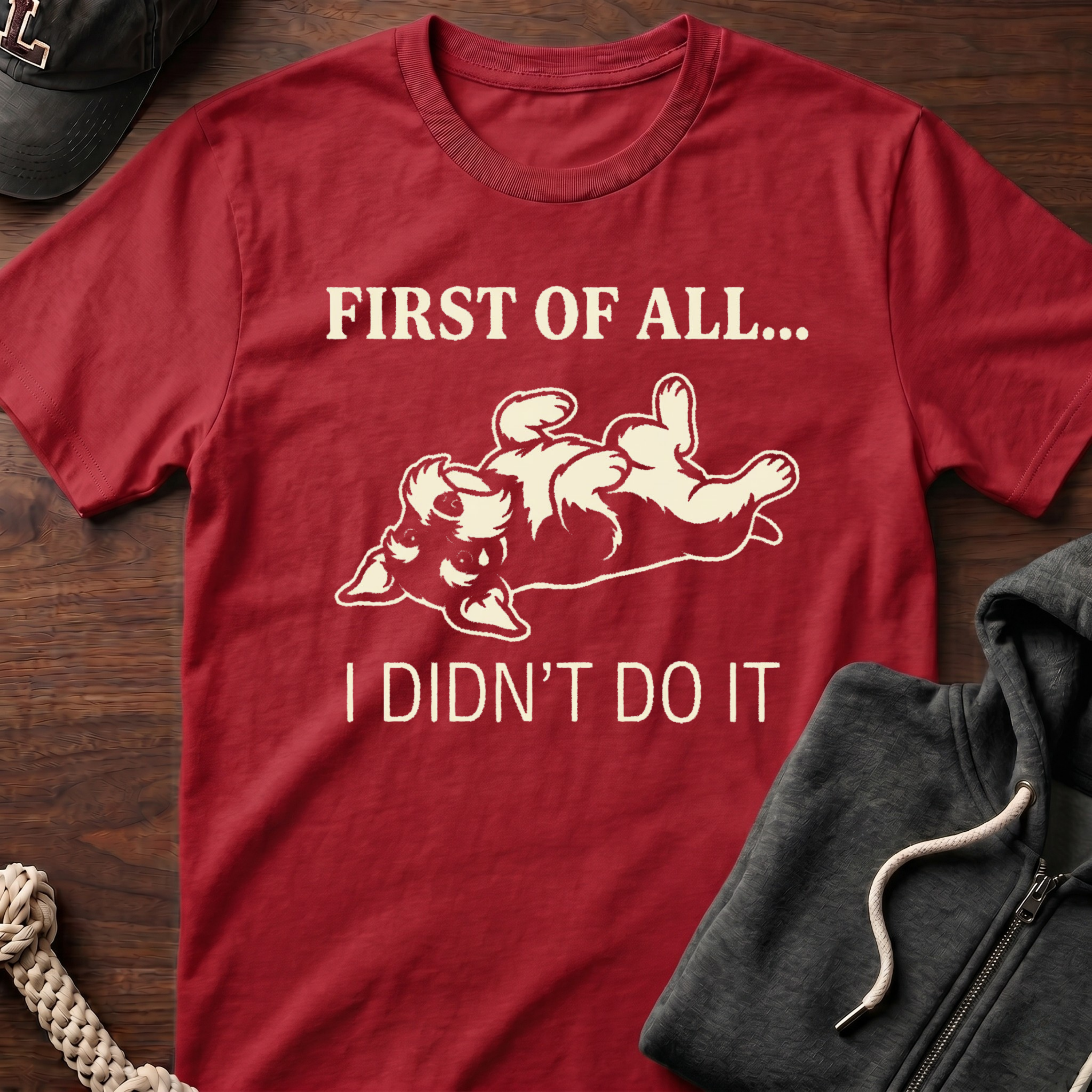 First Of All_OFF WHITE T-Shirt