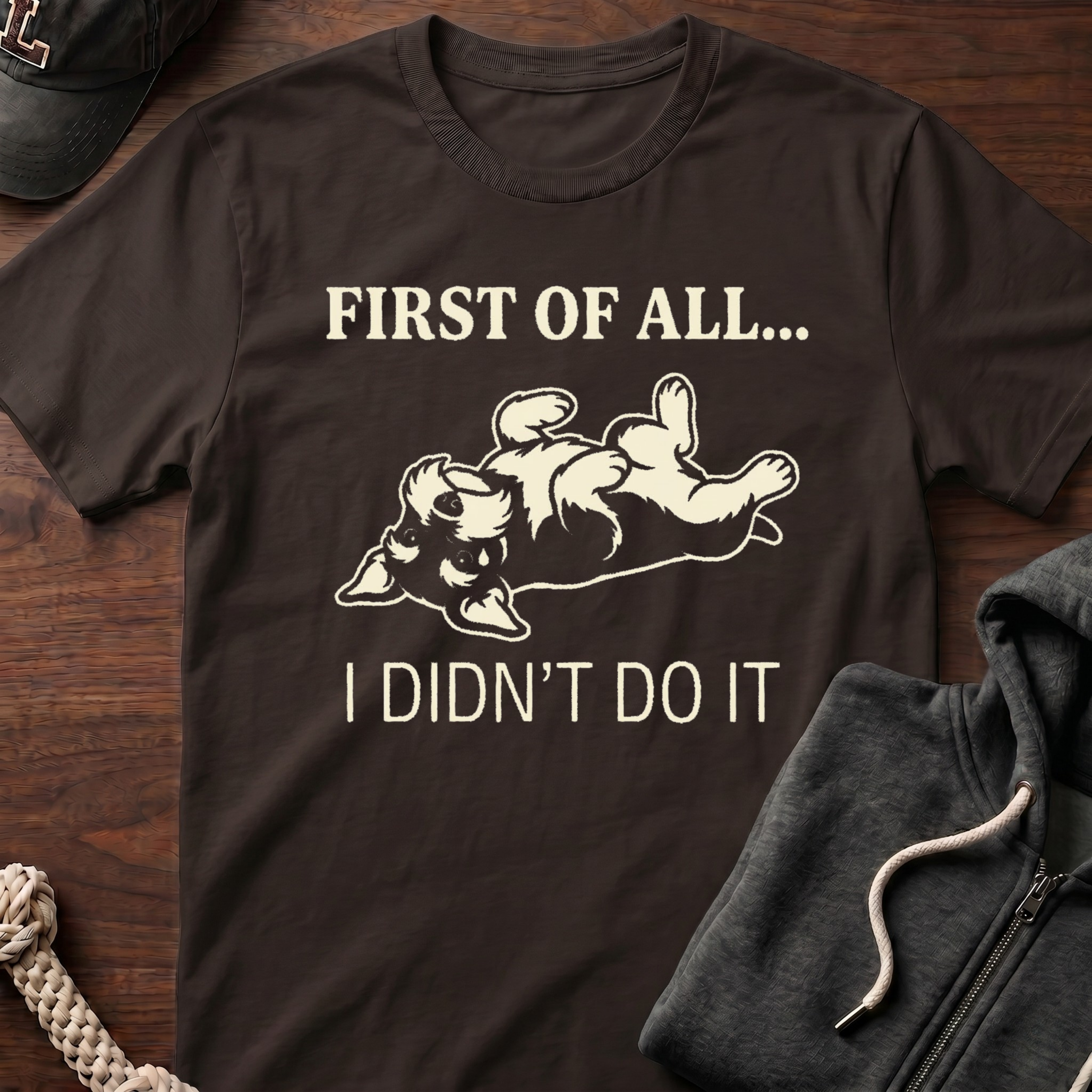 First Of All_OFF WHITE T-Shirt