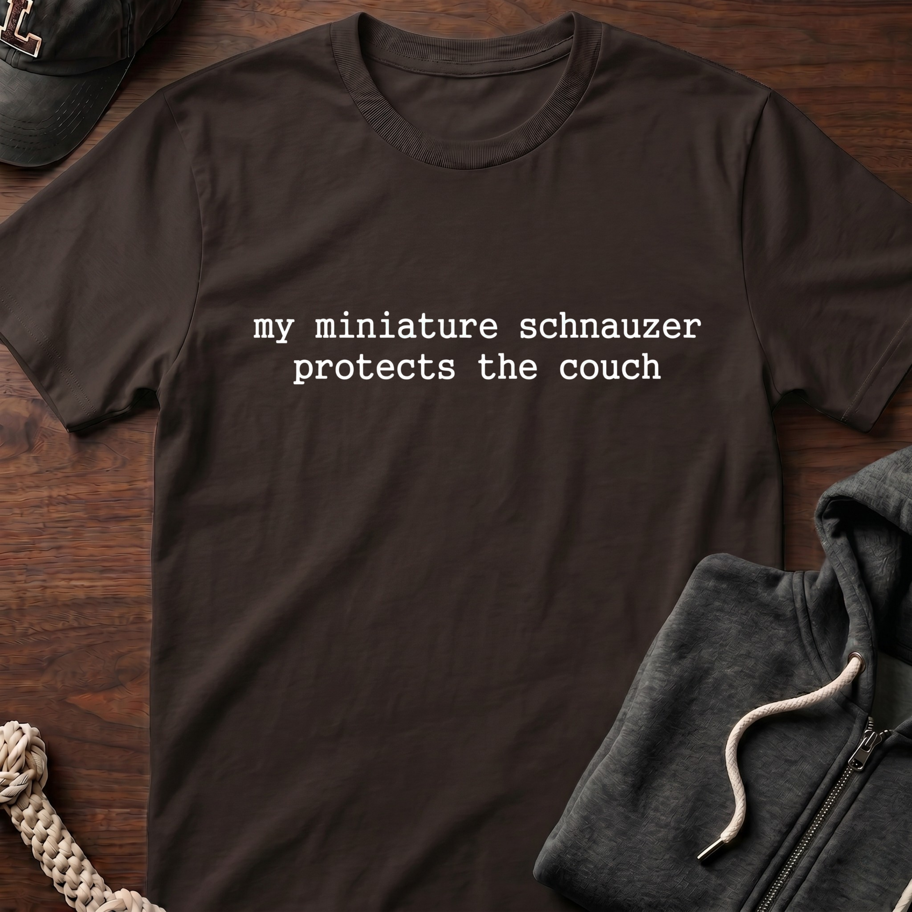 protects the couch_WHITE T-Shirt