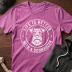 Life Is Better_White Text T-Shirt