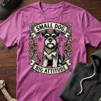 Small Dog Big Attitude T‑Shirt