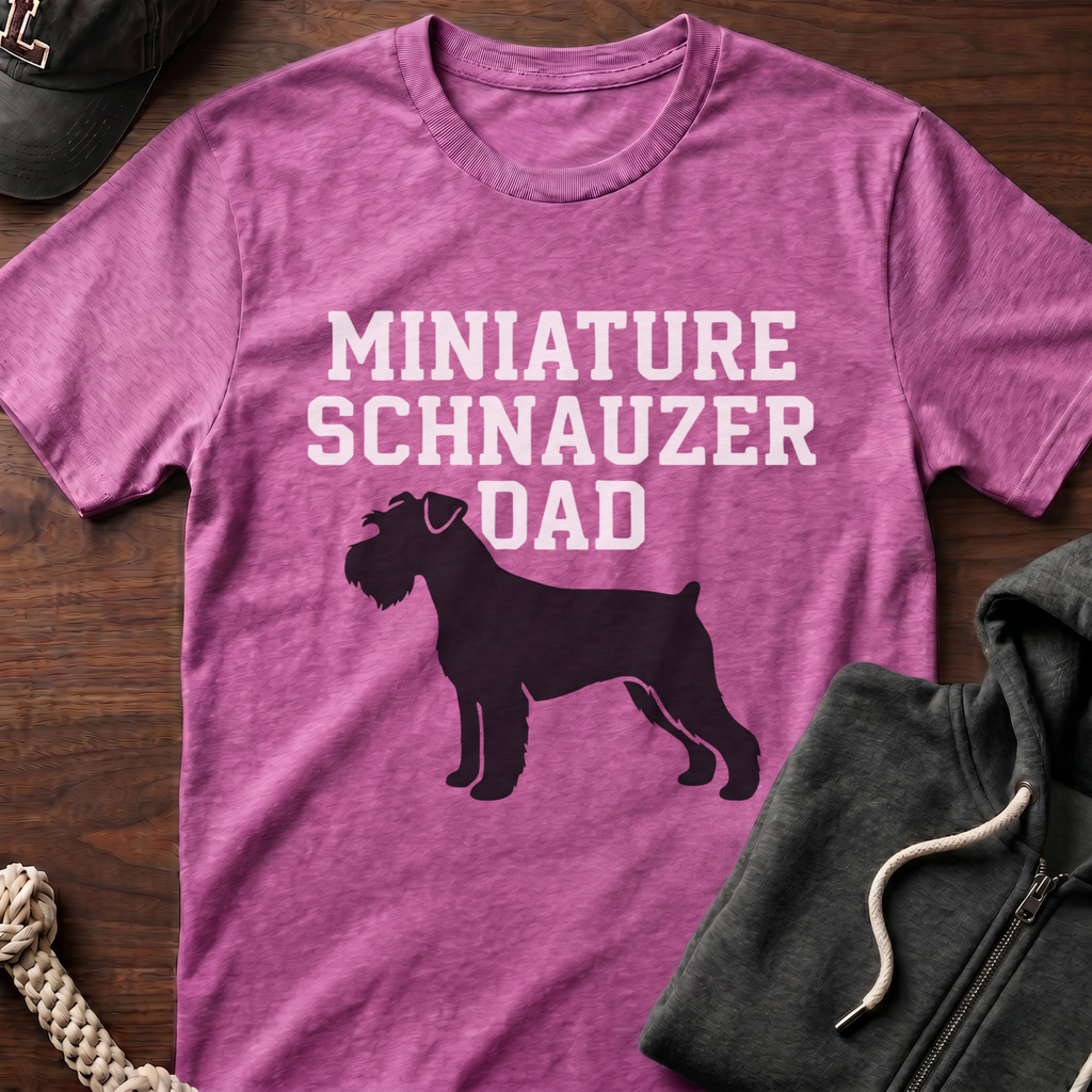 Miniature Schnauzer Dad T-Shirt