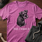 but i want it_White cutout T-Shirt