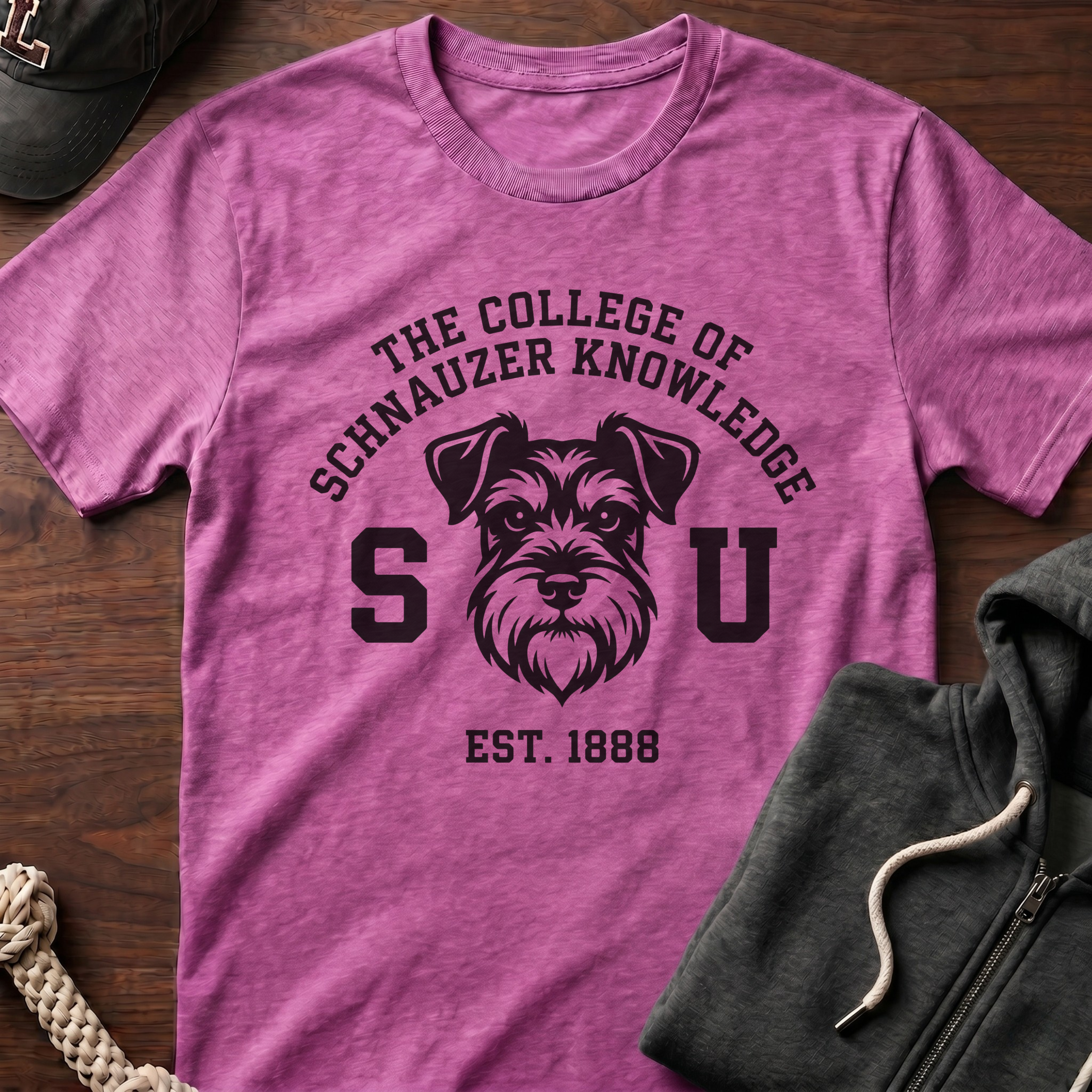 College Of Schnauzer Knowledge T-Shirt