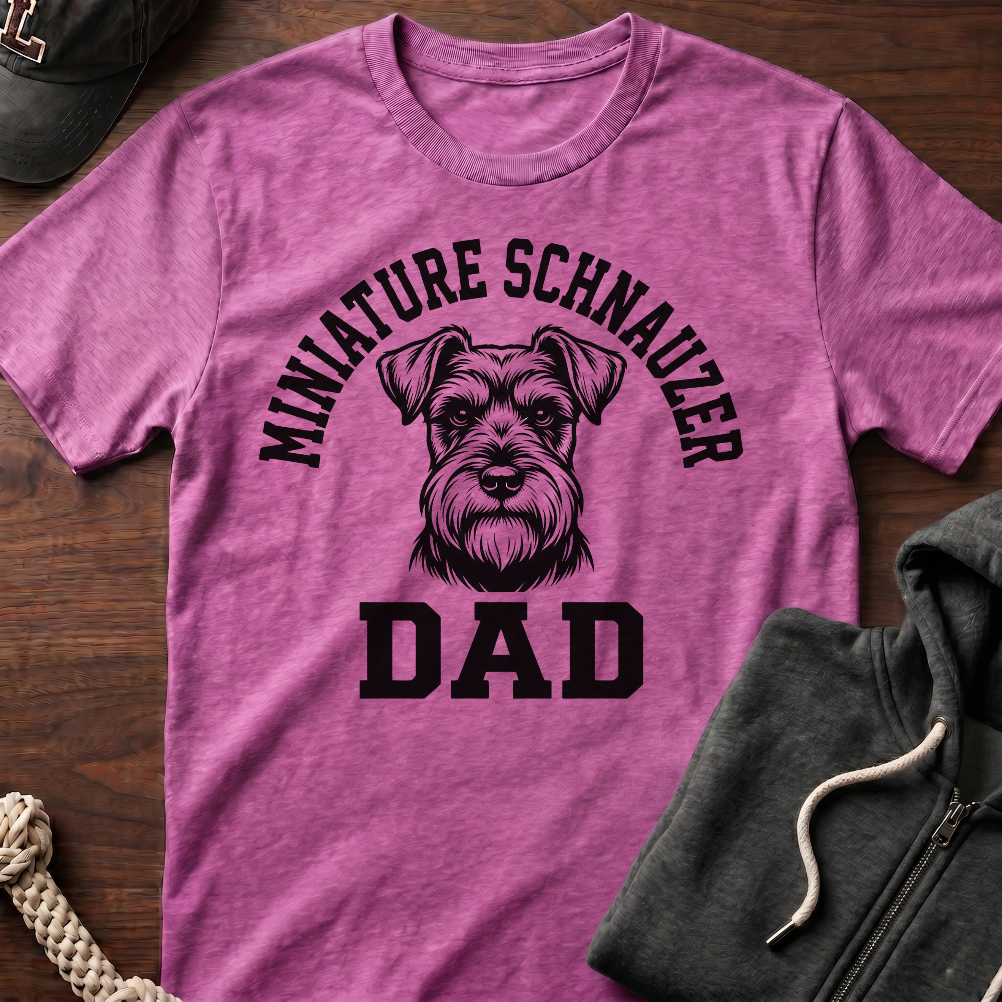 Dad_BLACK TEXT T‑Shirt