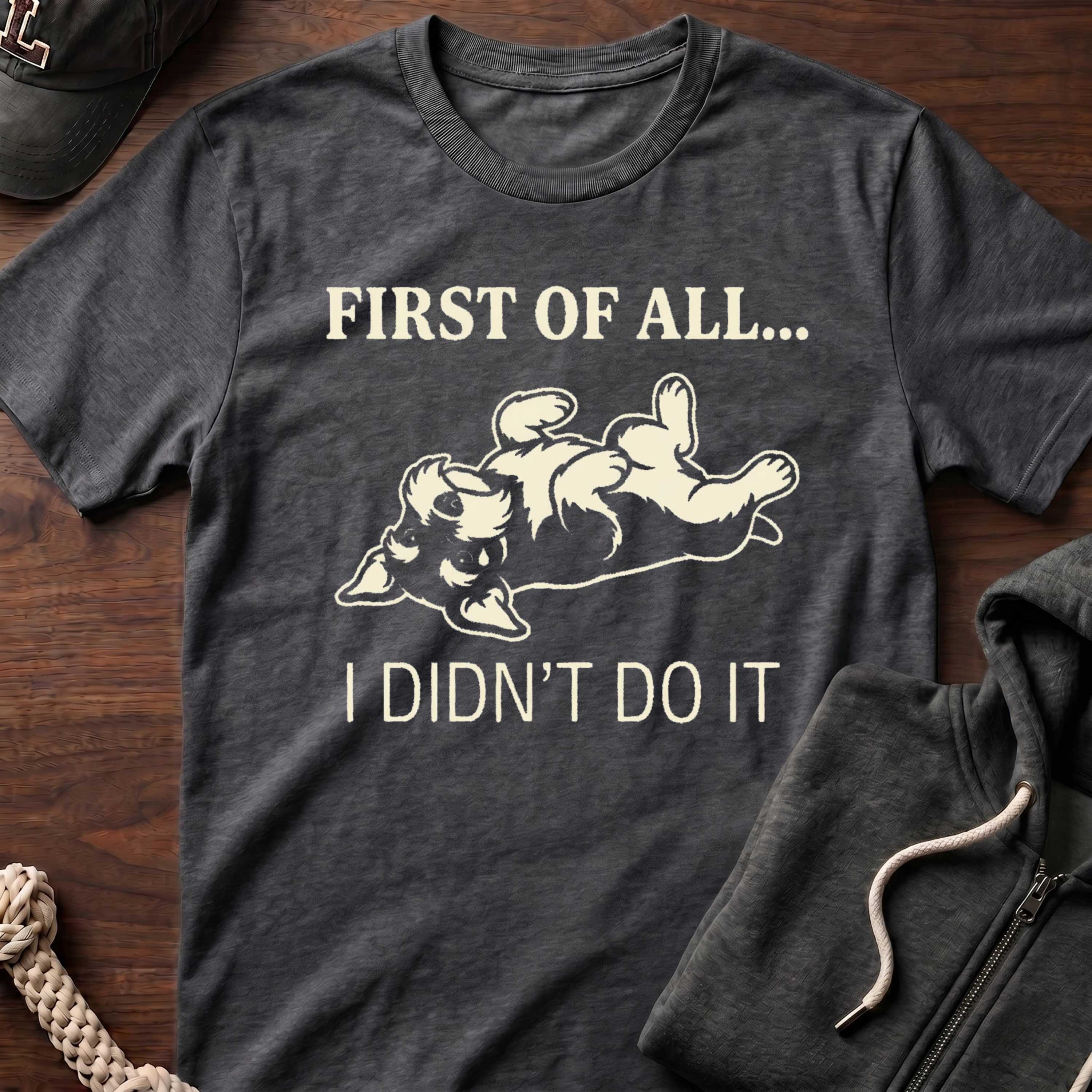 First Of All_OFF WHITE T-Shirt