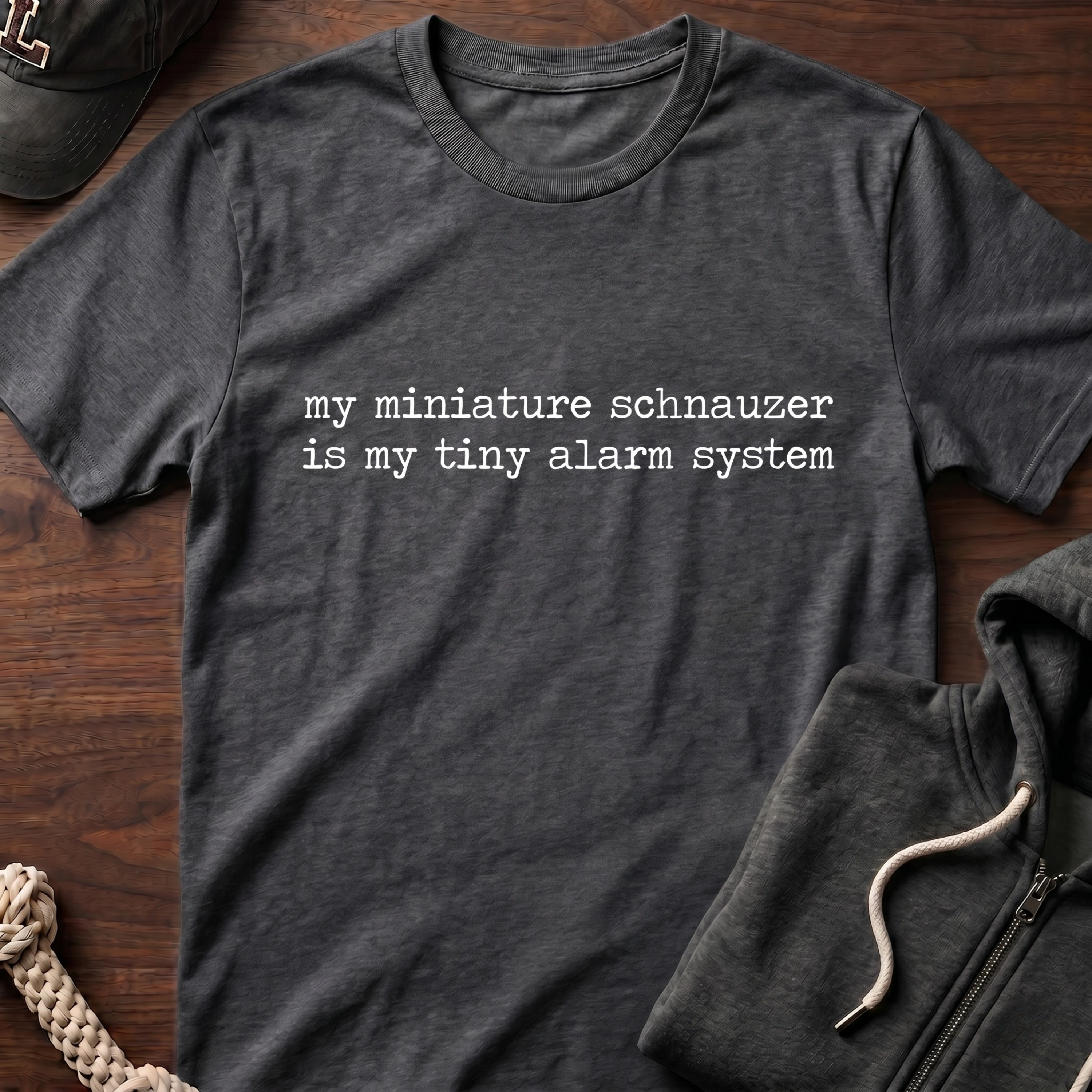 my tiny alarm_WHITE T-Shirt