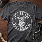 Life Is Better_White Text T-Shirt
