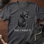but i want it_White cutout T-Shirt