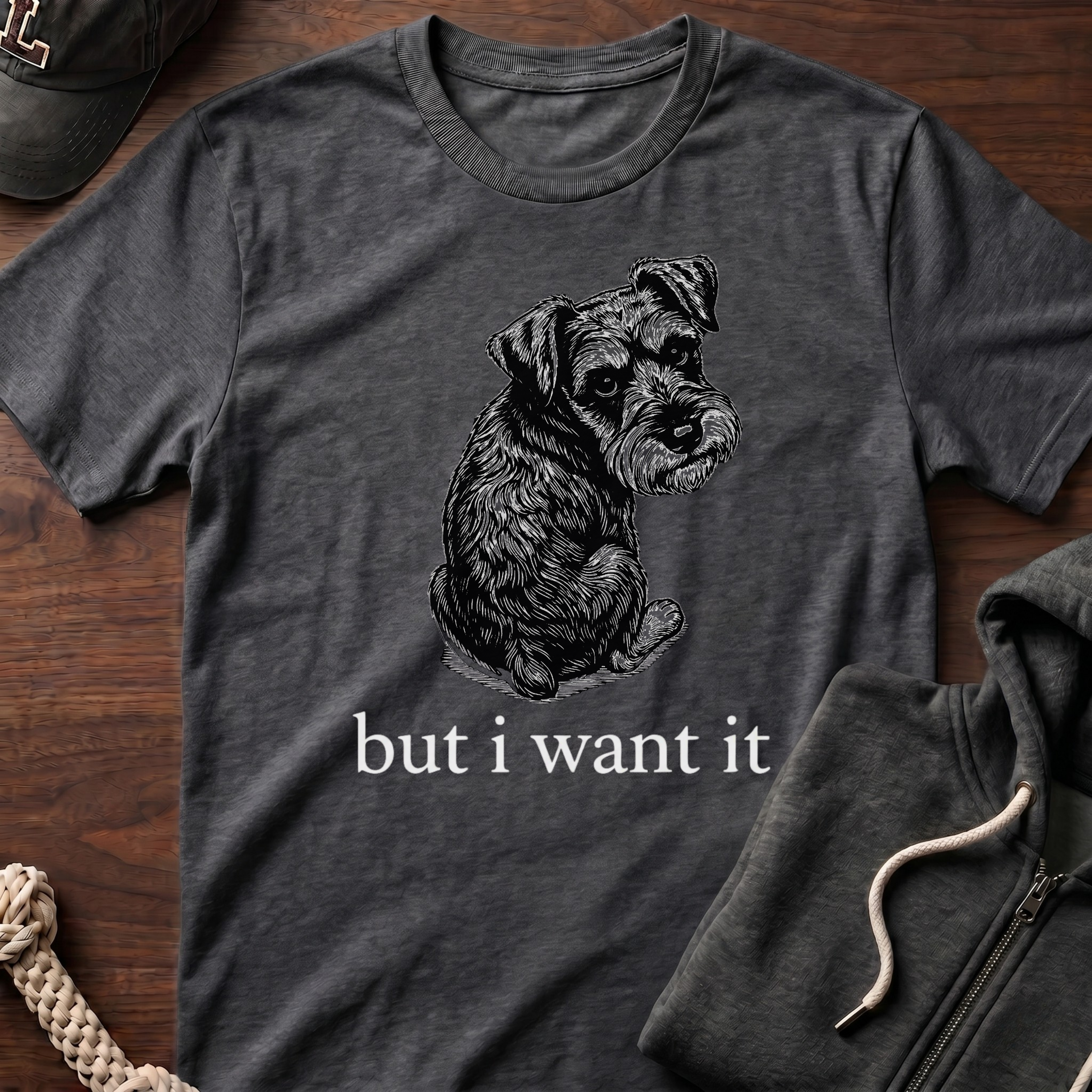 but i want it_White cutout T-Shirt
