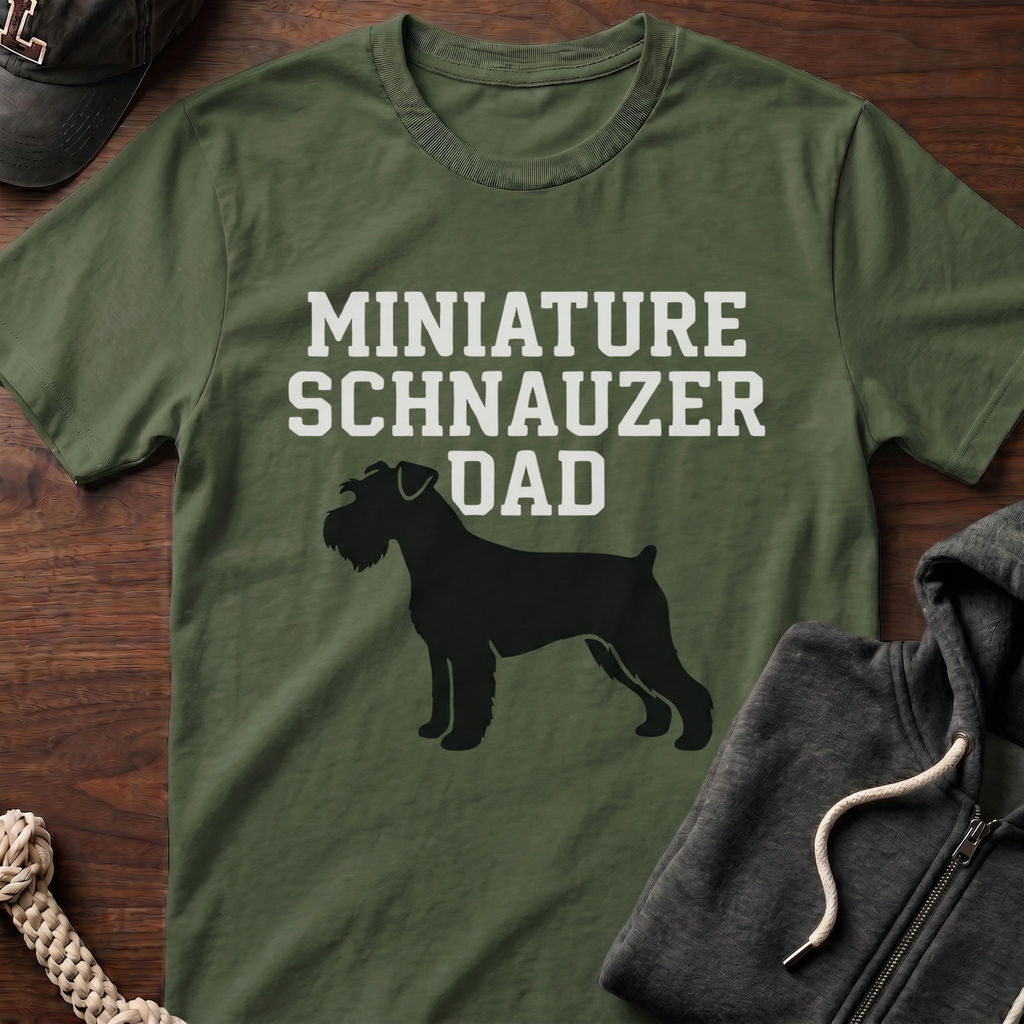 Miniature Schnauzer Dad T-Shirt