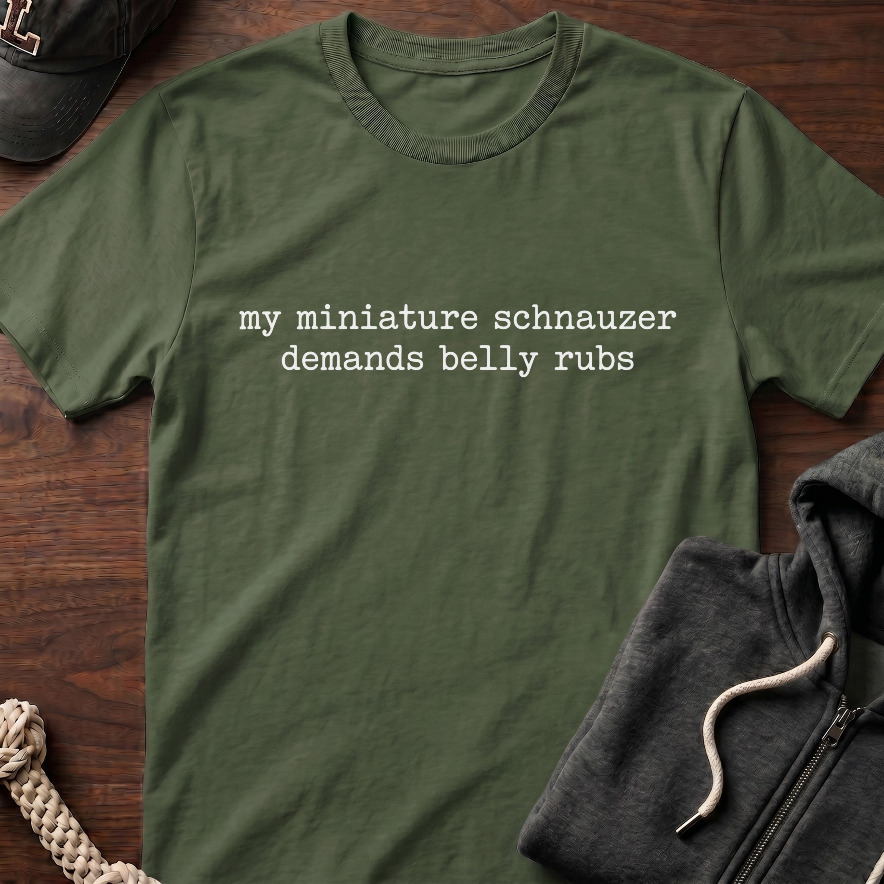 demands belly rubs_WHITE T-Shirt