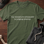 judging silently_WHITE T-Shirt