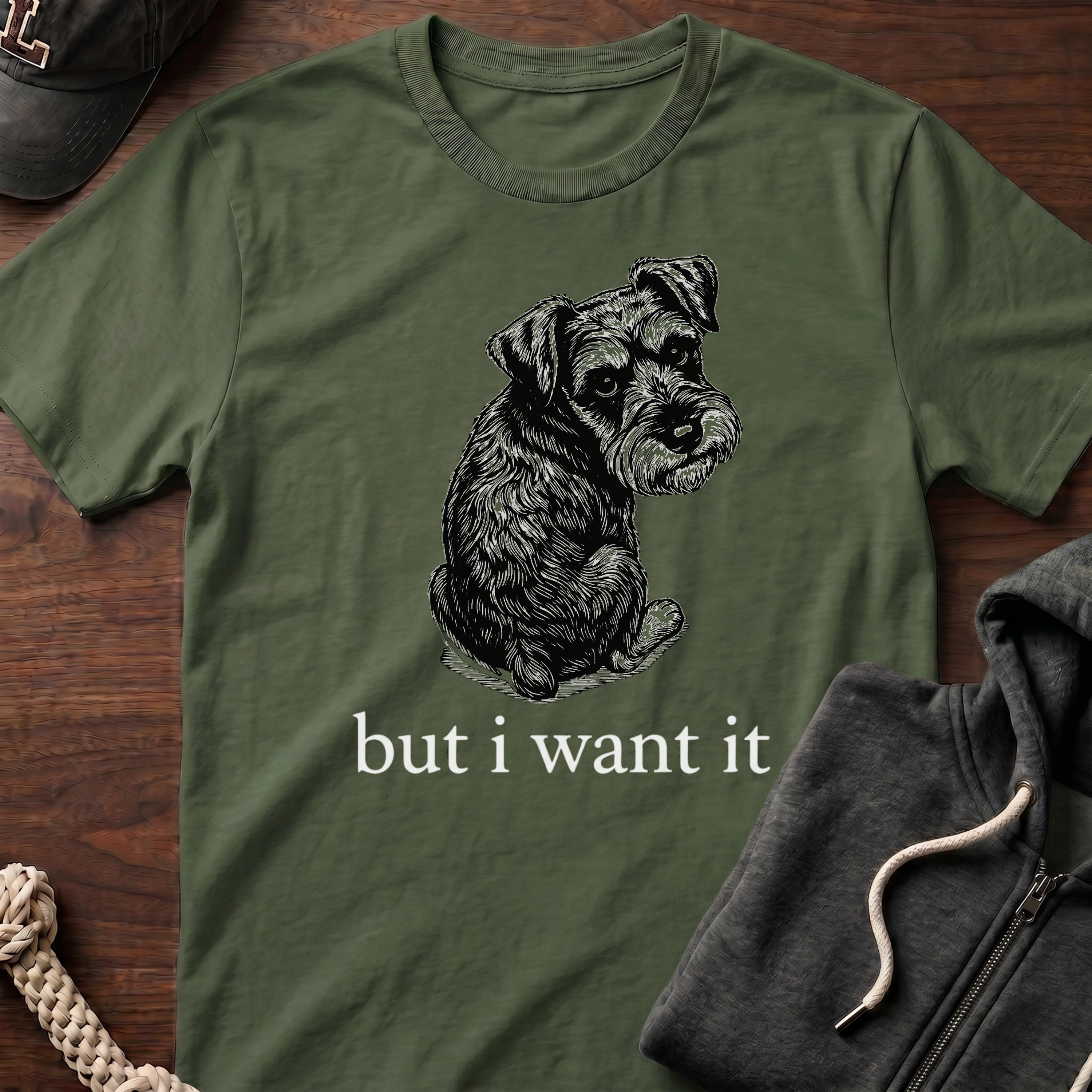 but i want it_White cutout T-Shirt
