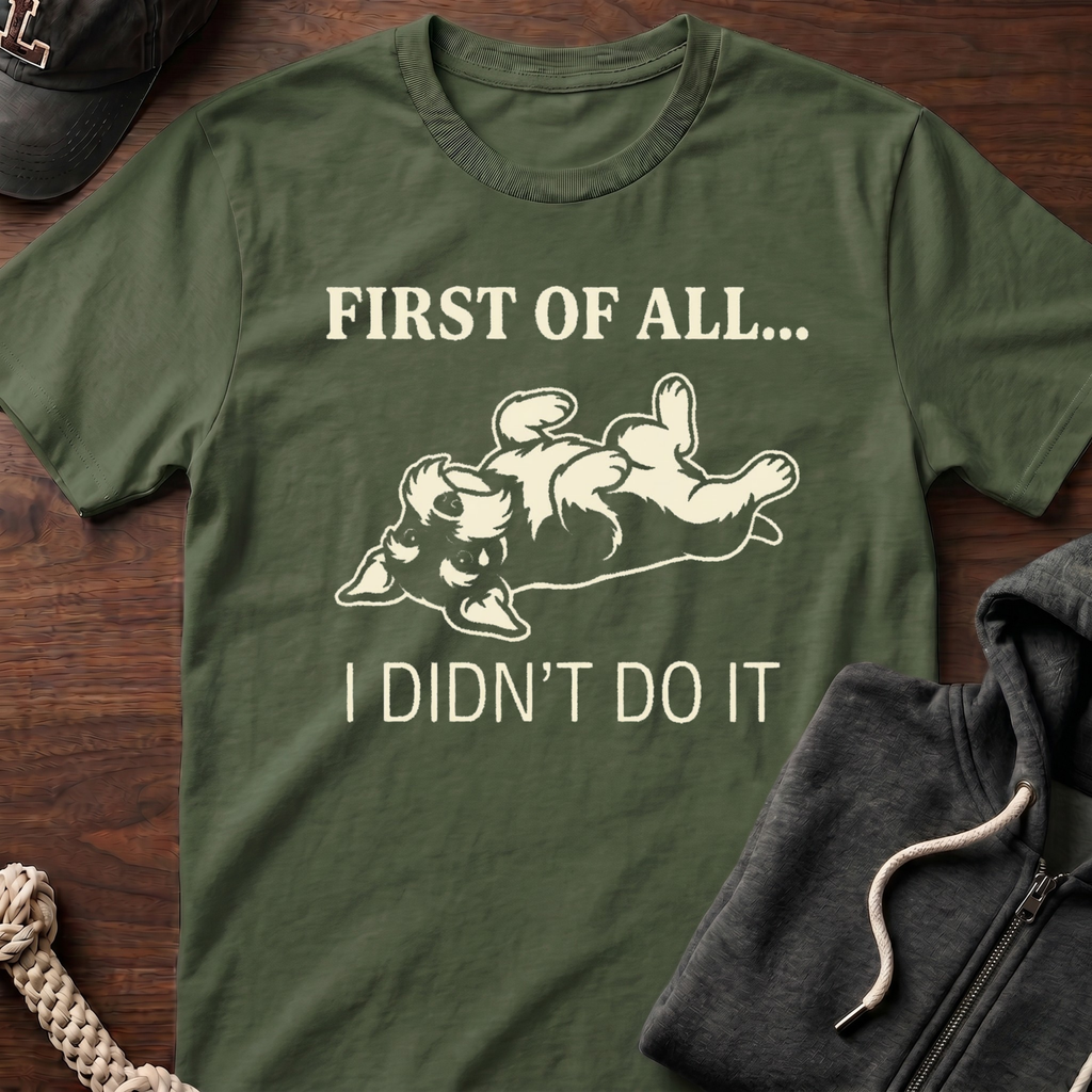 First Of All_OFF WHITE T-Shirt