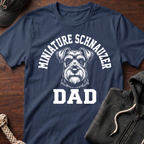 Miniature Schnauzer Dad_WHITE T-Shirt