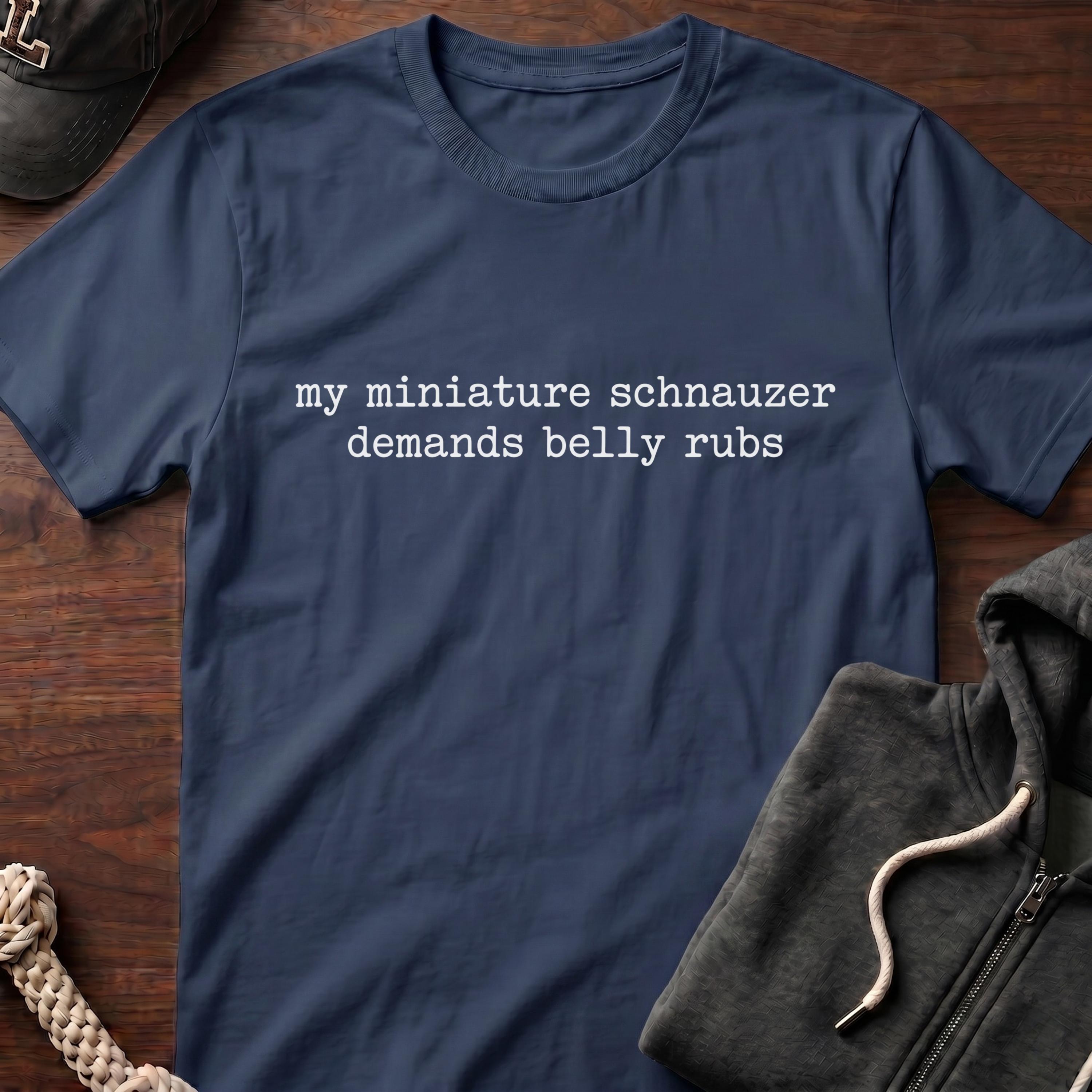 demands belly rubs_WHITE T-Shirt
