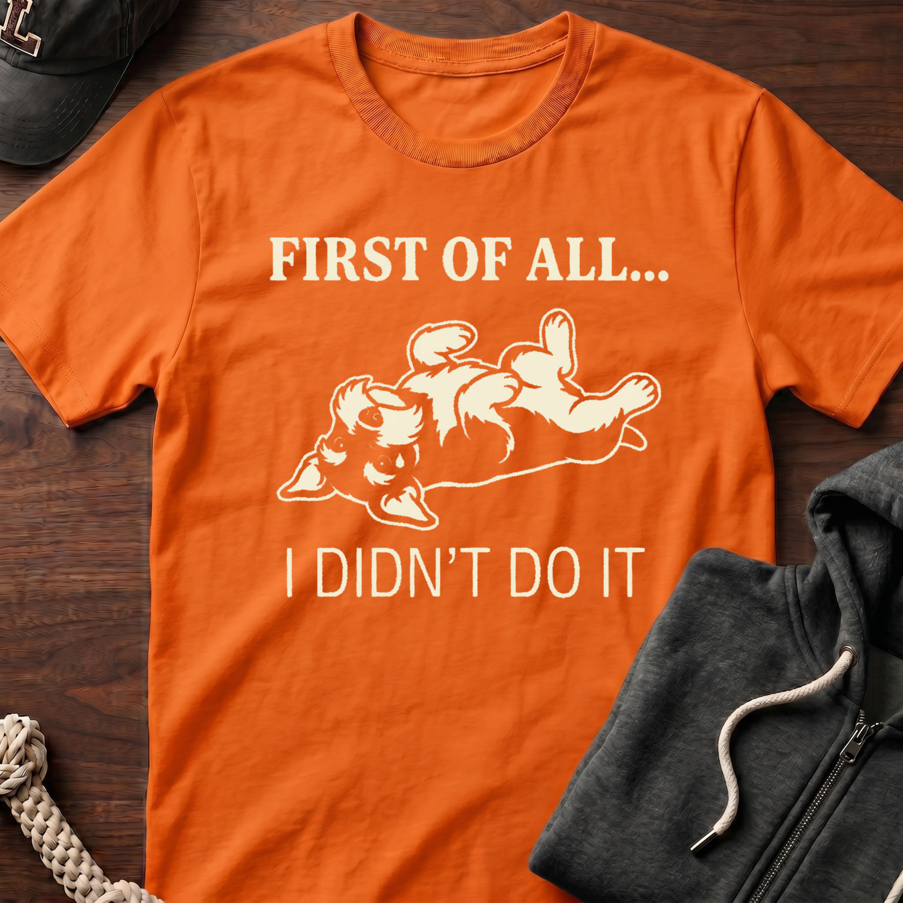 First Of All_OFF WHITE T-Shirt