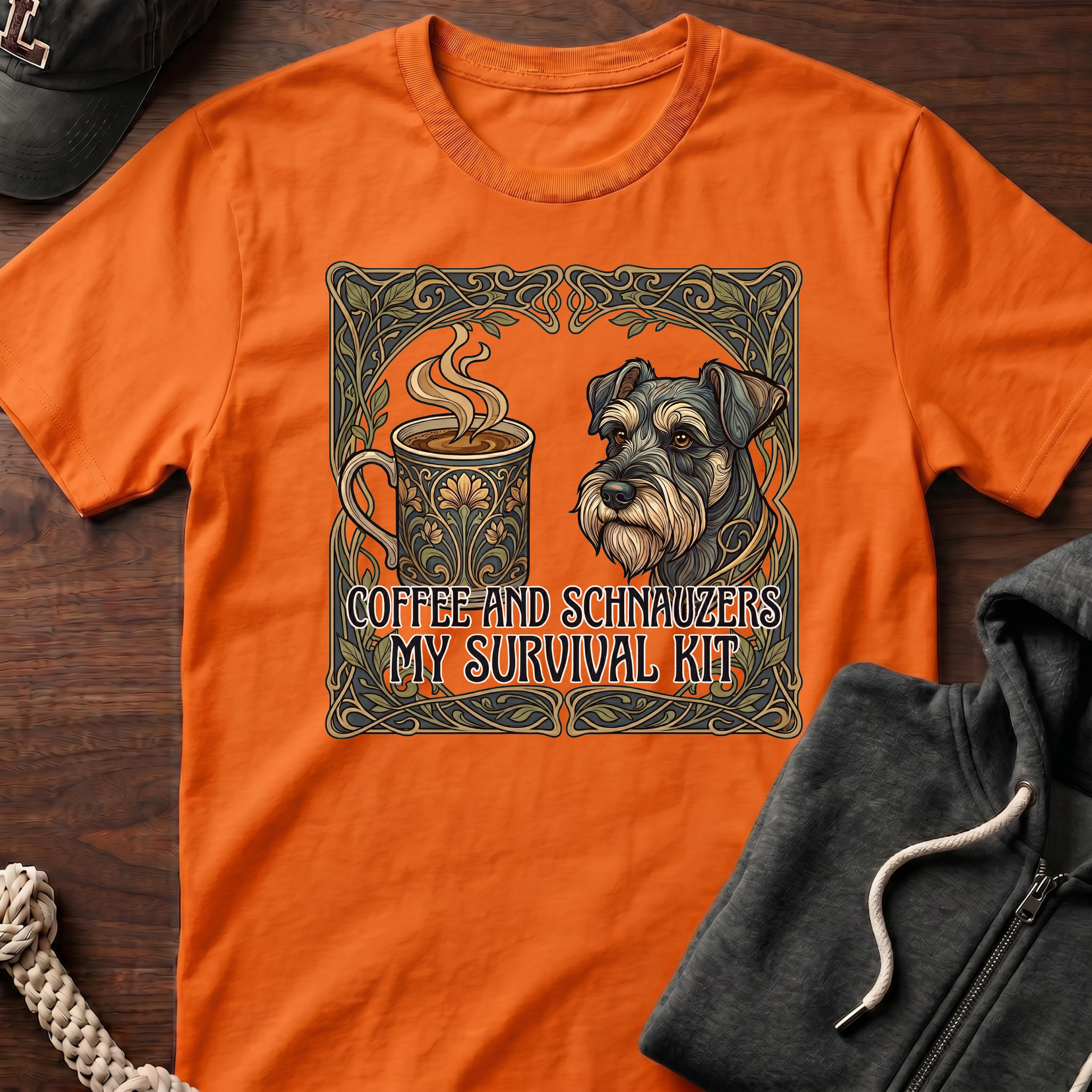 Coffee and Schnauzers T‑Shirt