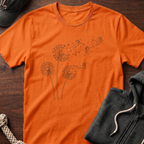Dandelion Flight_BLACK T‑Shirt