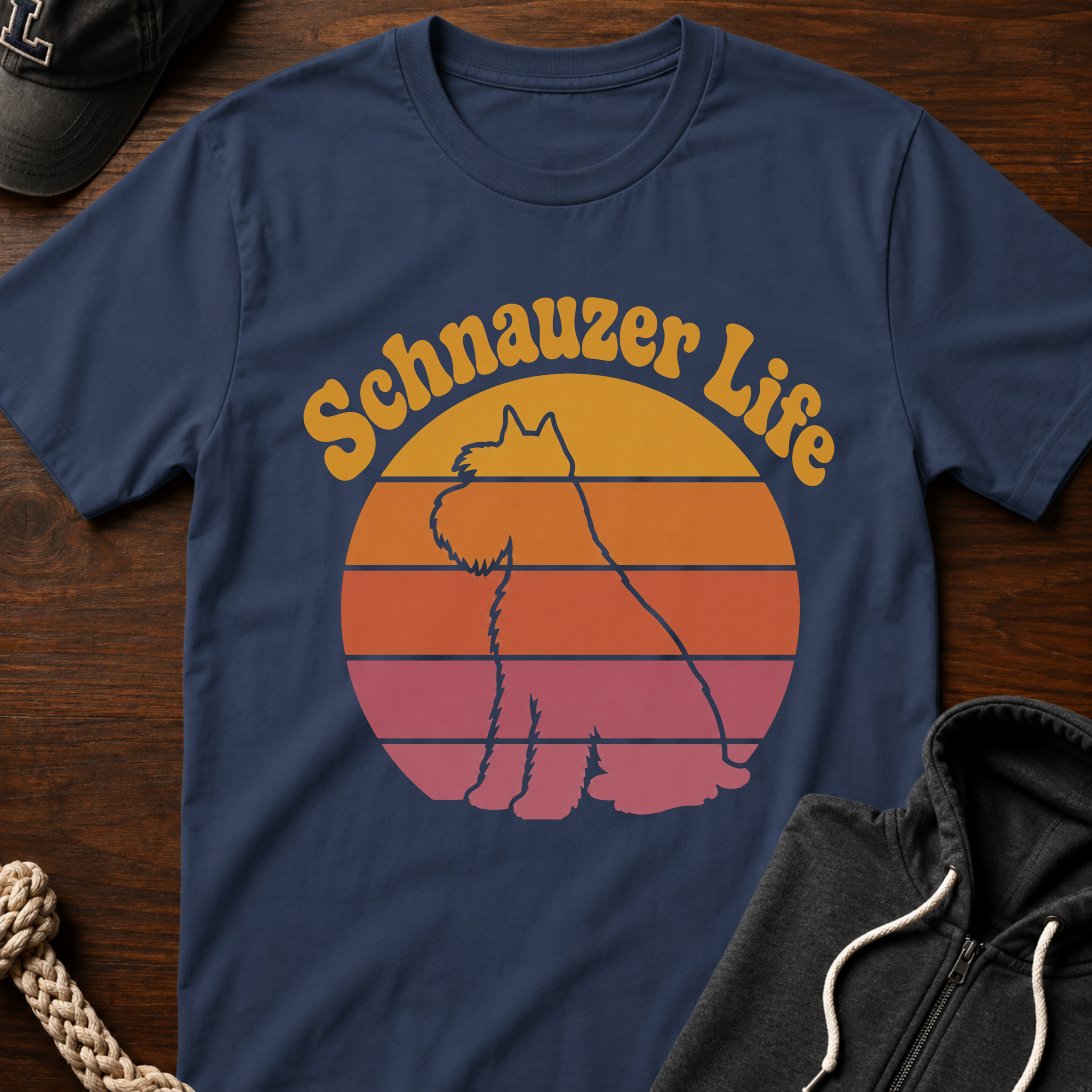 Retro Schnauzer Life T-Shirt 02