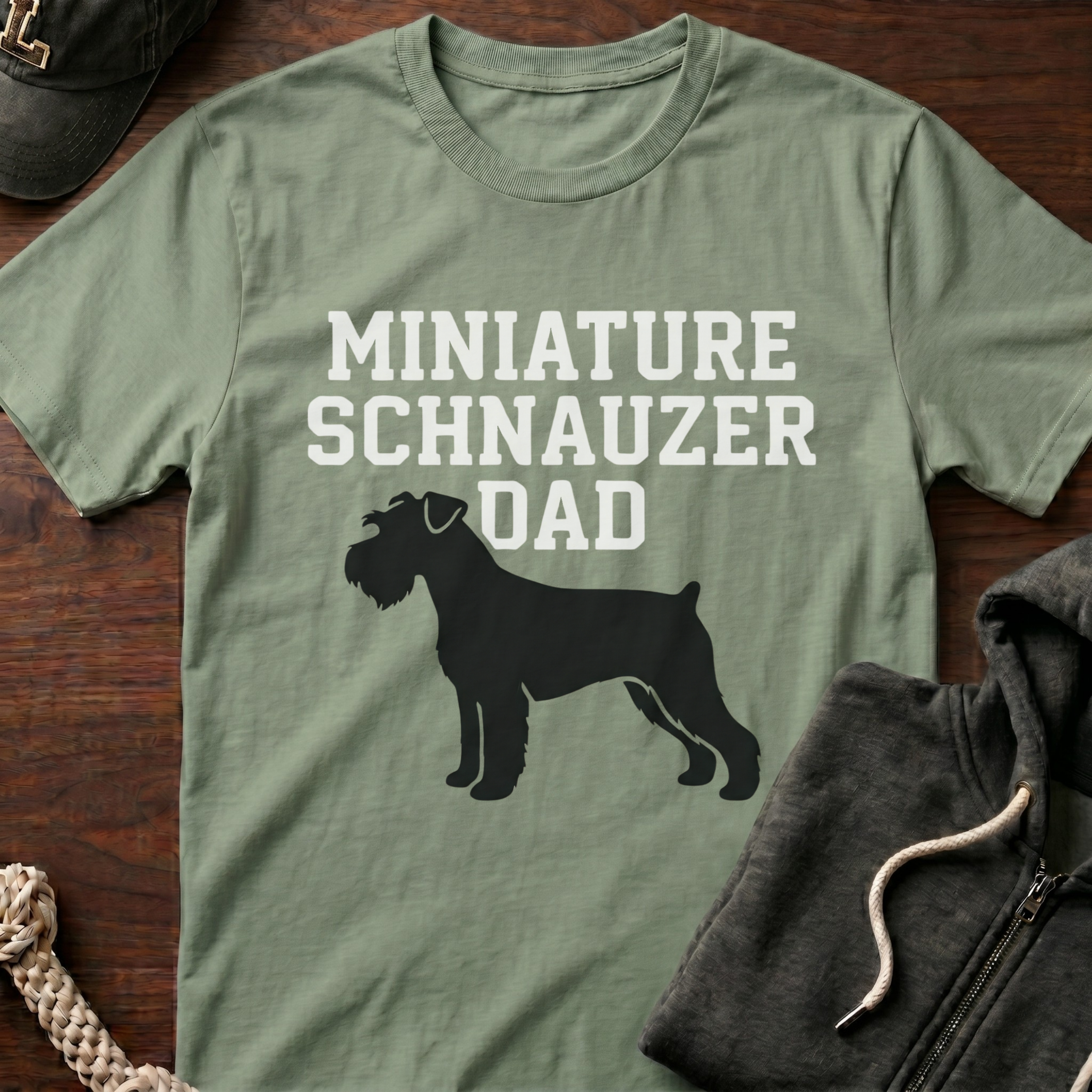 Miniature Schnauzer Dad T-Shirt