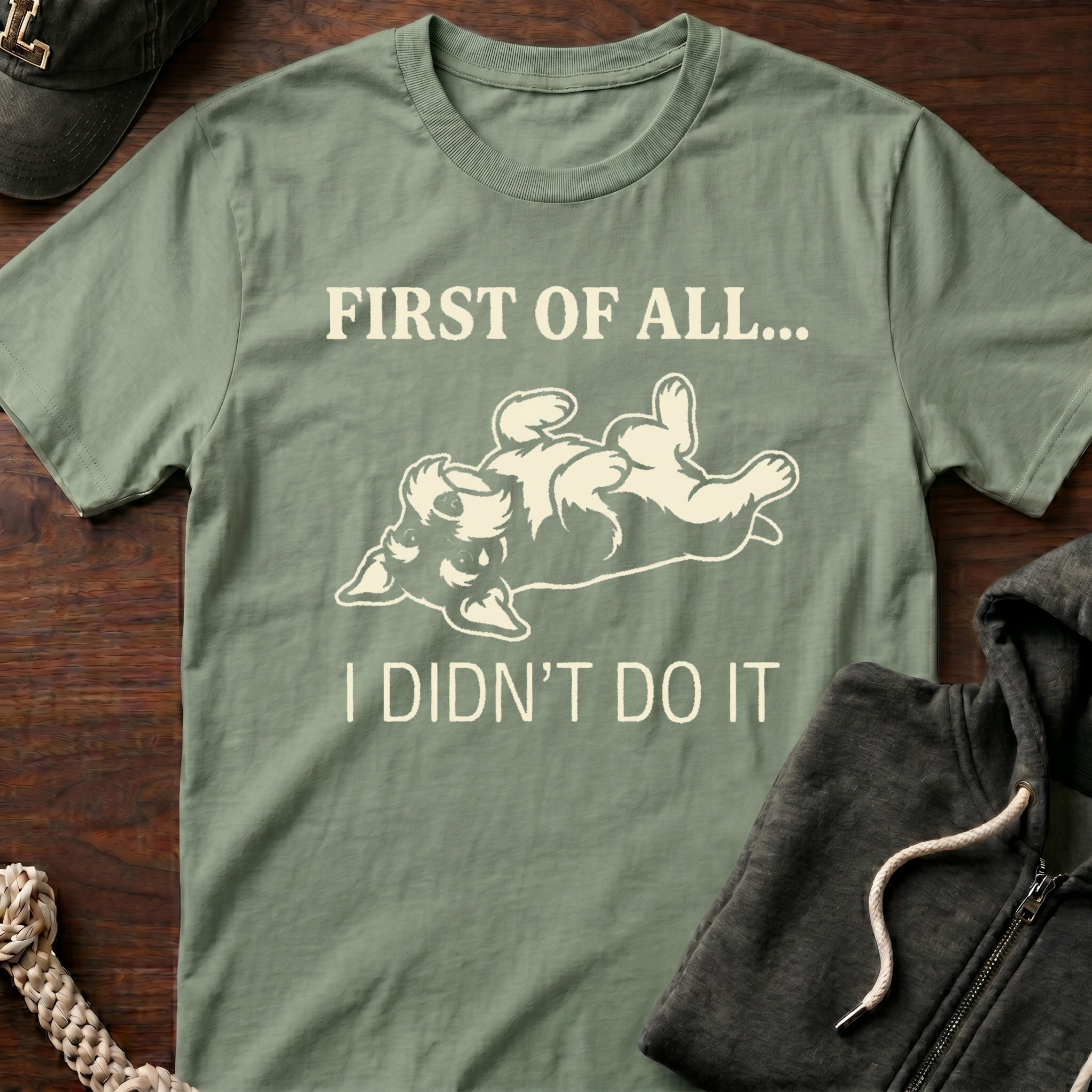 First Of All_OFF WHITE T-Shirt