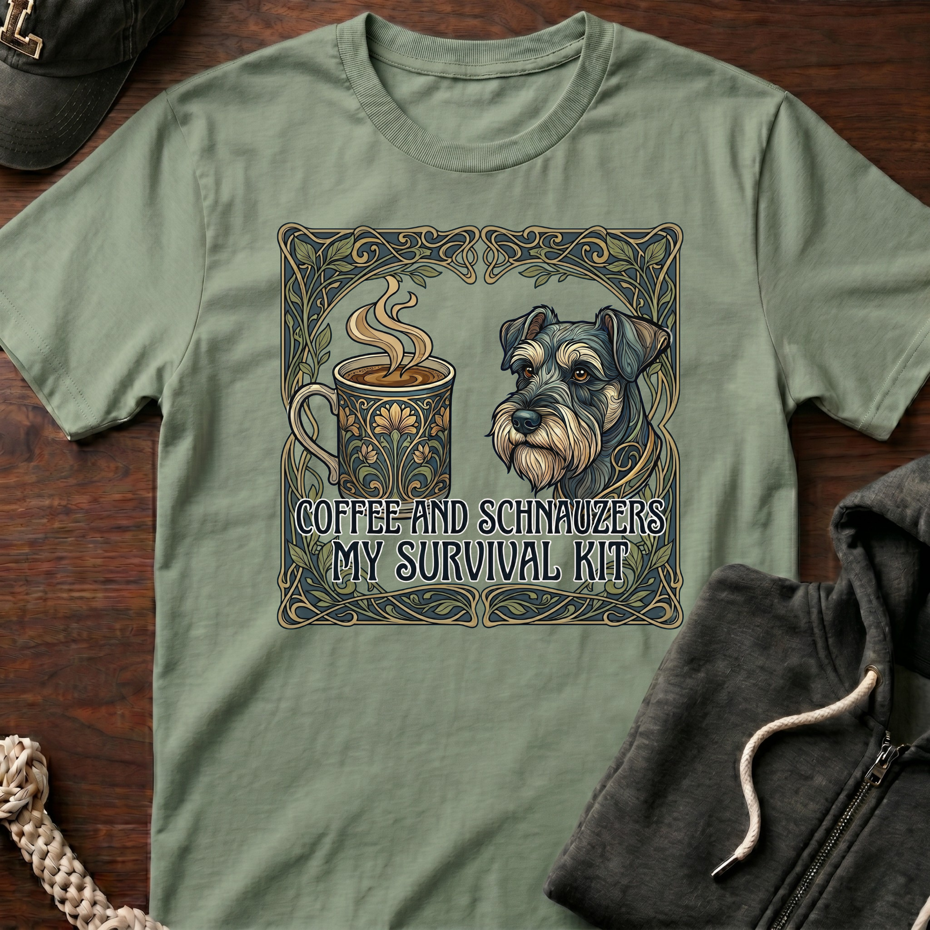Coffee and Schnauzers T‑Shirt