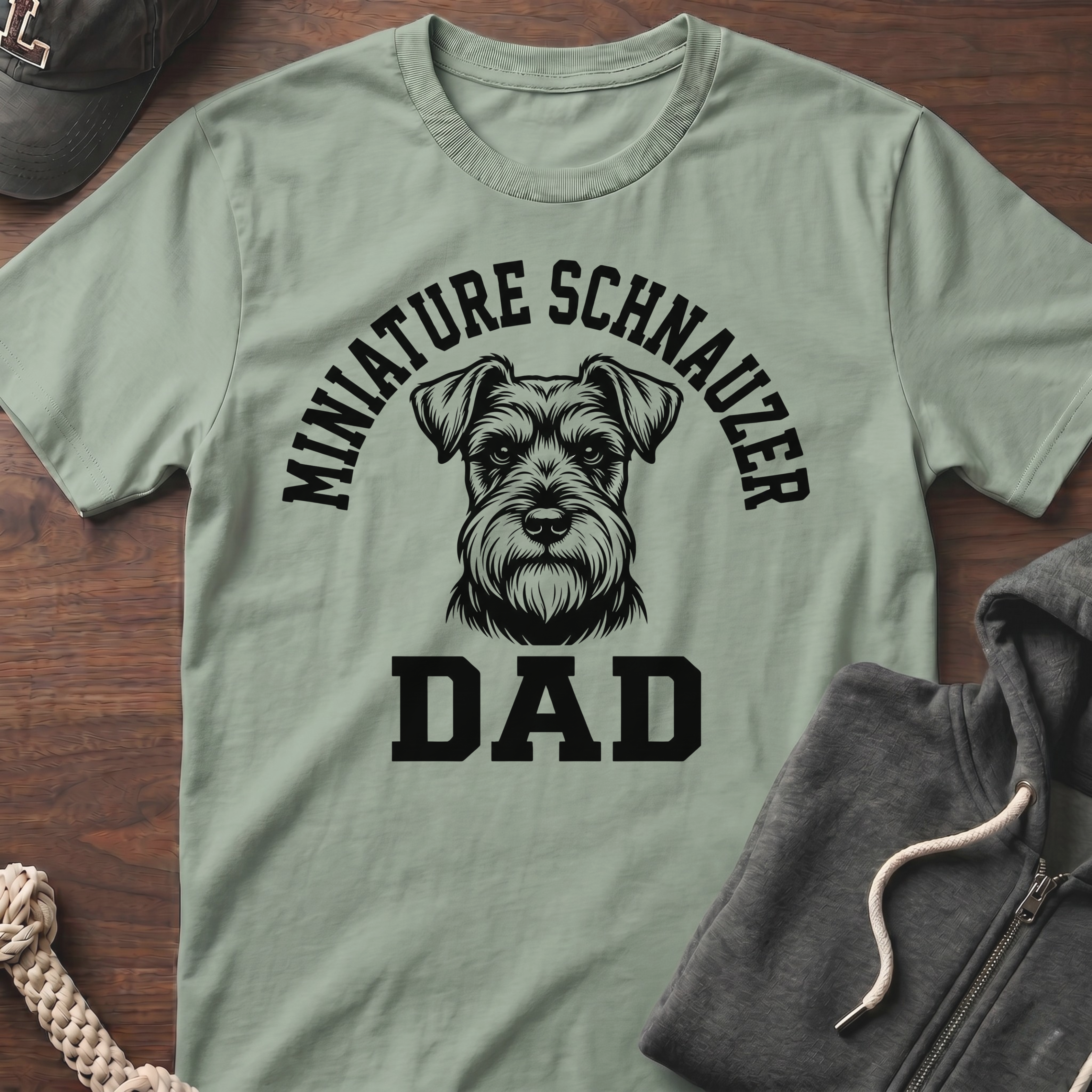 Dad_BLACK TEXT T‑Shirt