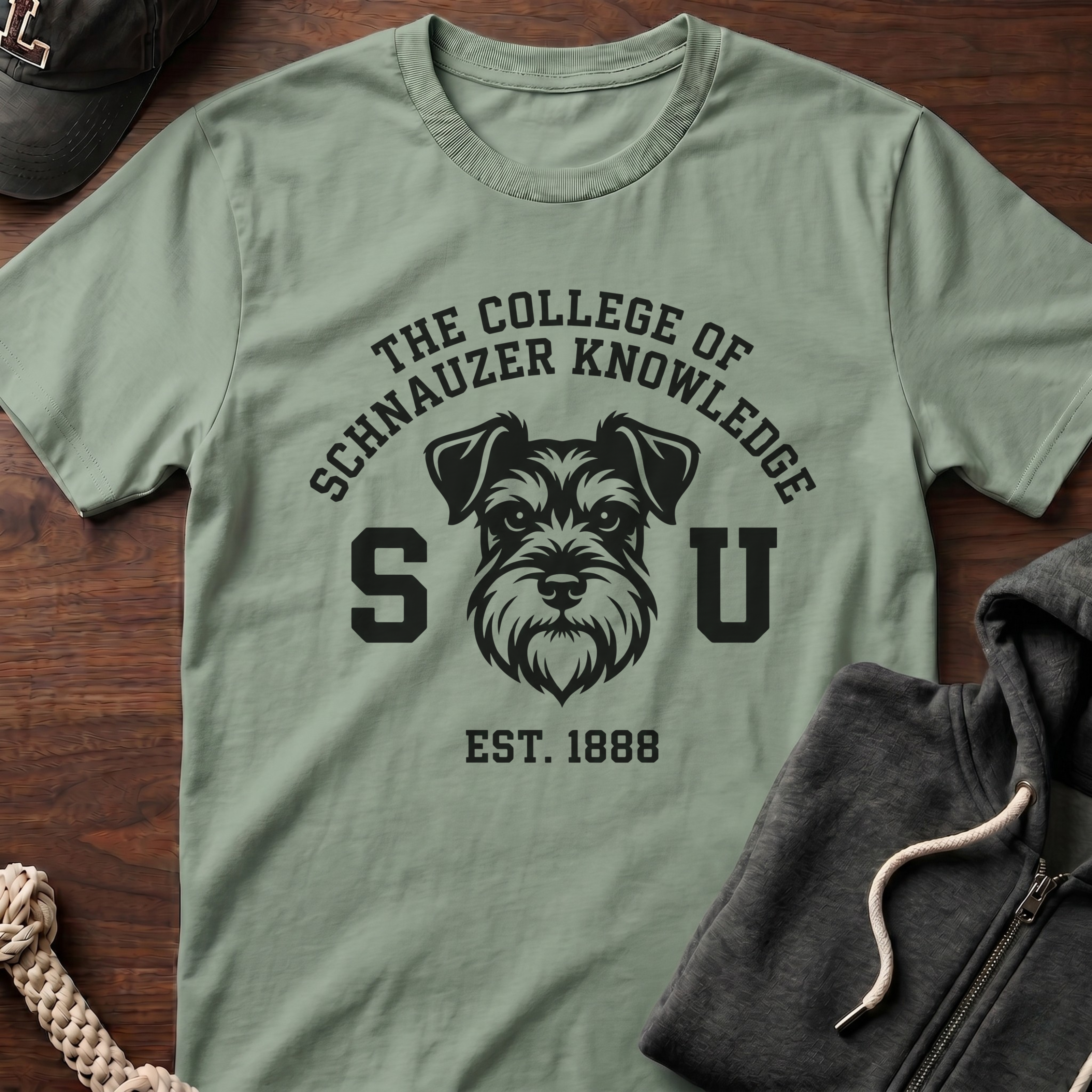 College Of Schnauzer Knowledge T-Shirt