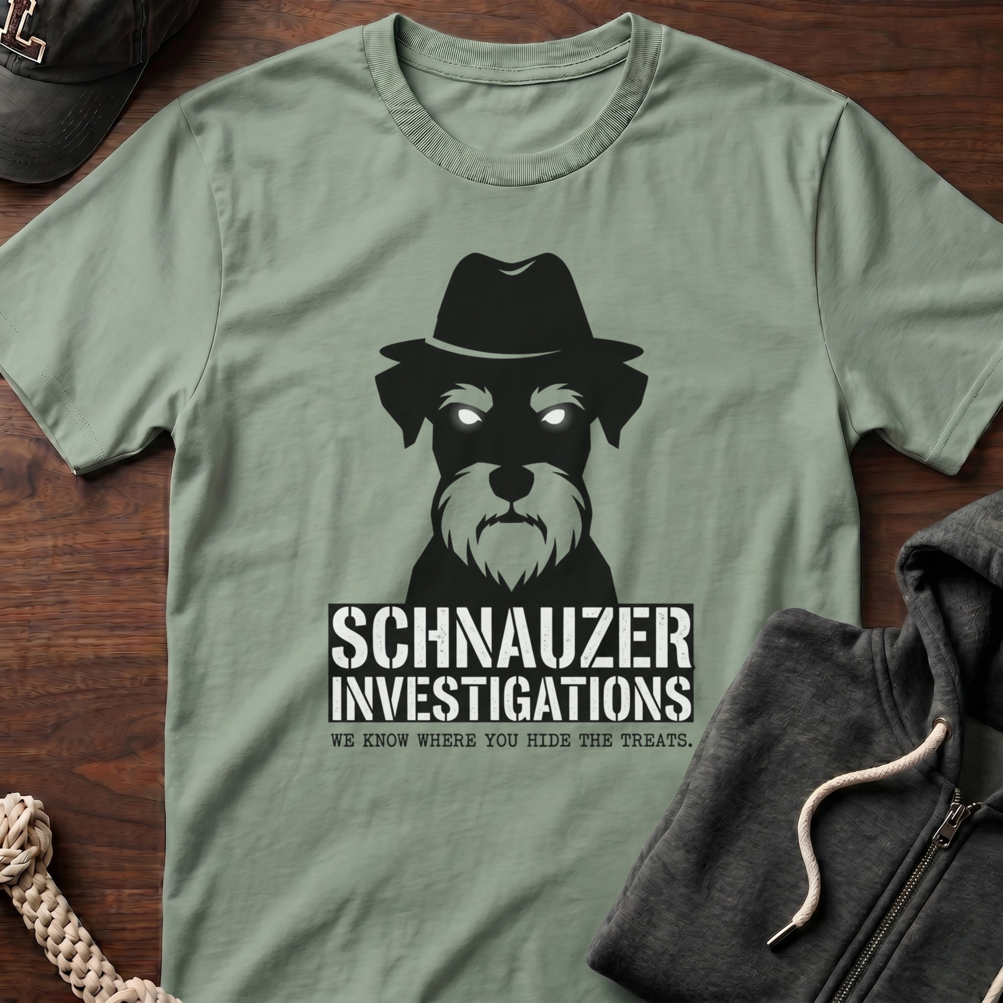 Schnauzer Investigations T-Shirt