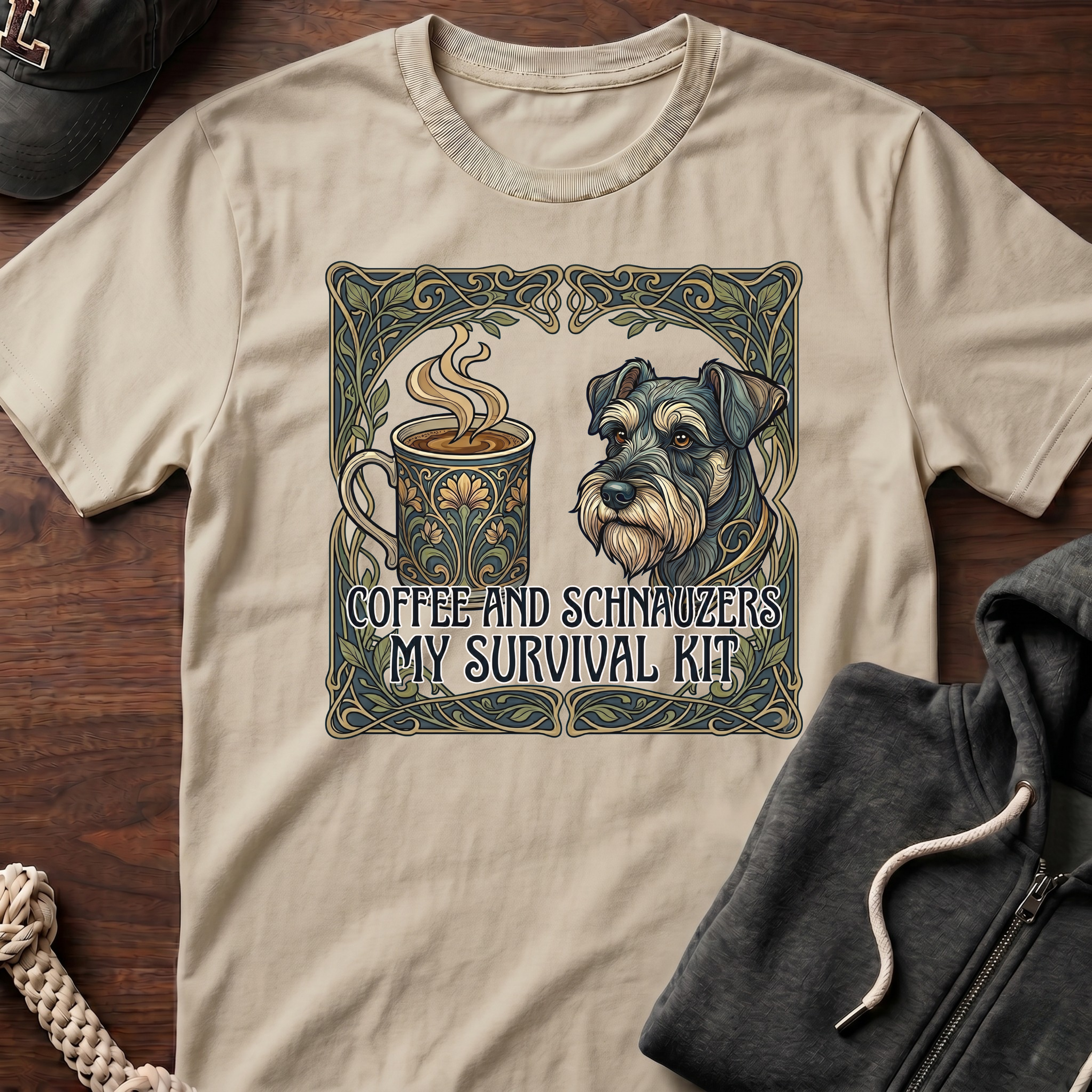 Coffee and Schnauzers T‑Shirt
