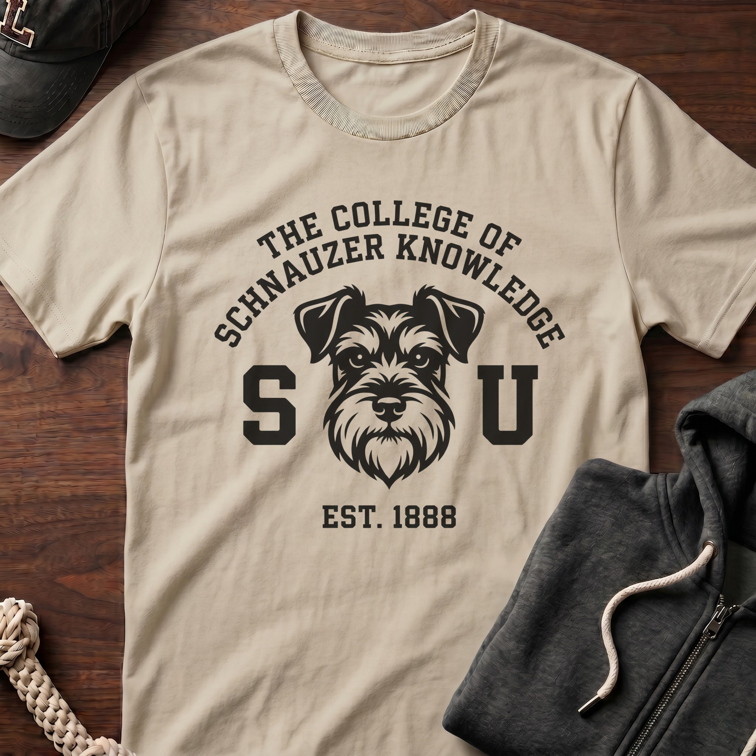 College Of Schnauzer Knowledge T-Shirt