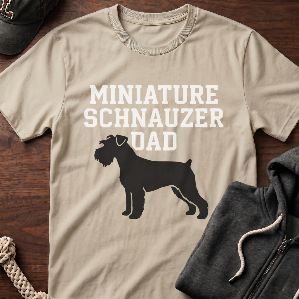 Miniature Schnauzer Dad T-Shirt