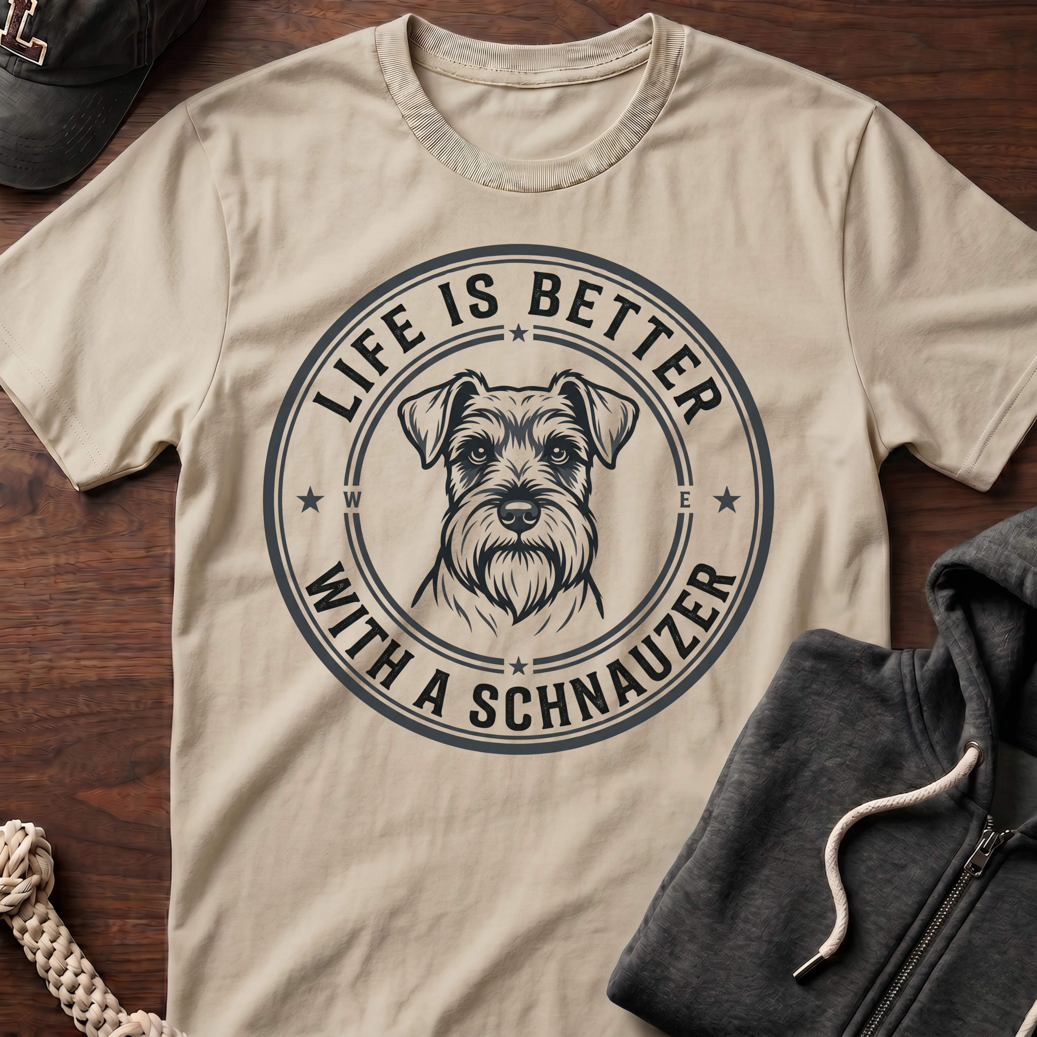 Life Is Better_BLACK T‑Shirt