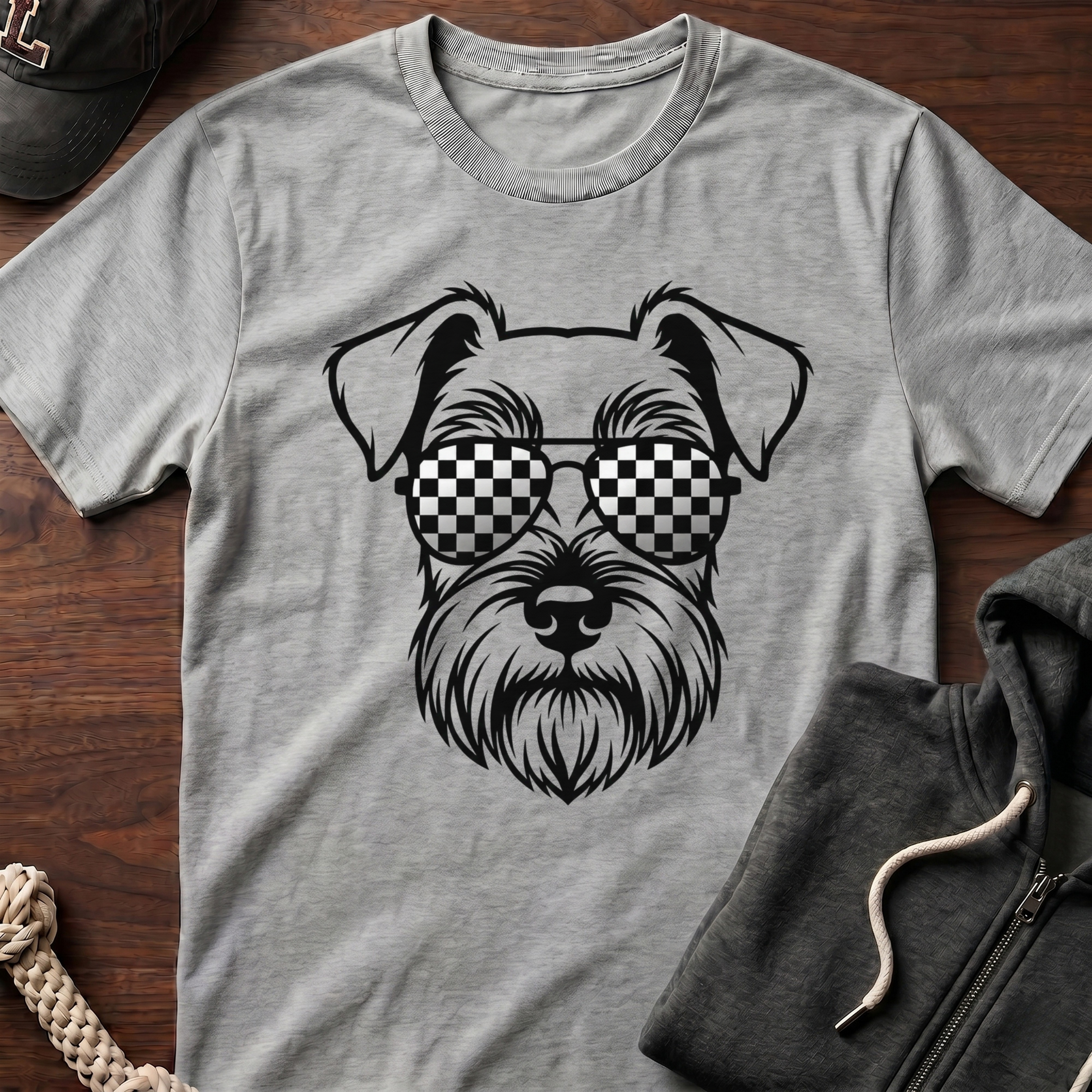 Sunglasses_BLACK T‑Shirt