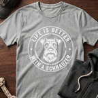 Life Is Better_White Text T-Shirt