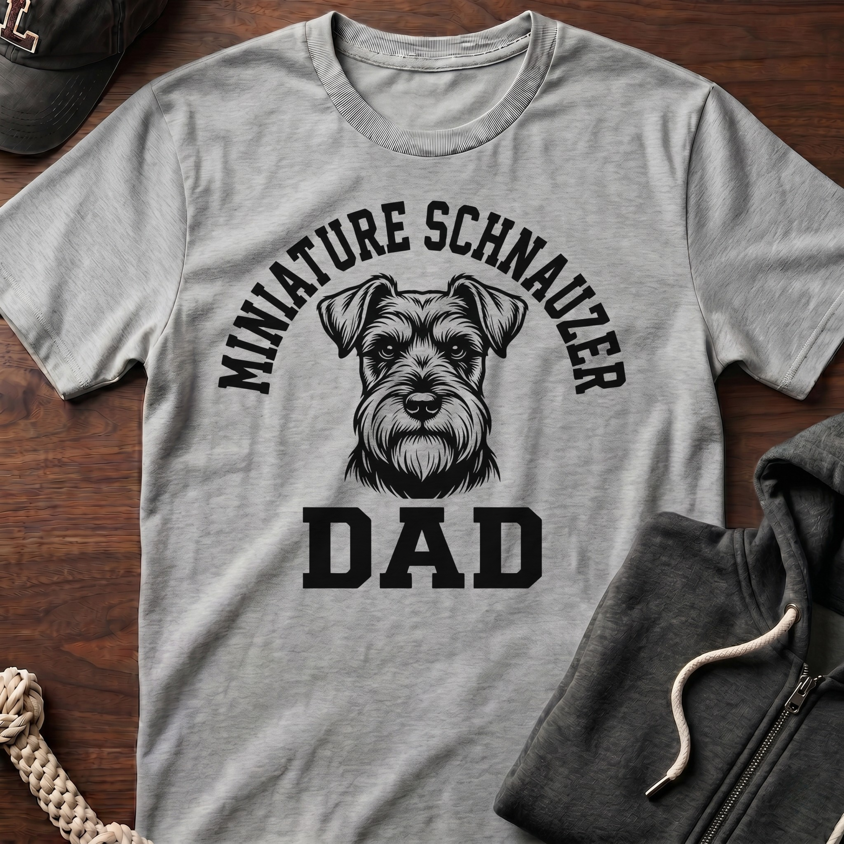 Dad_BLACK TEXT T‑Shirt