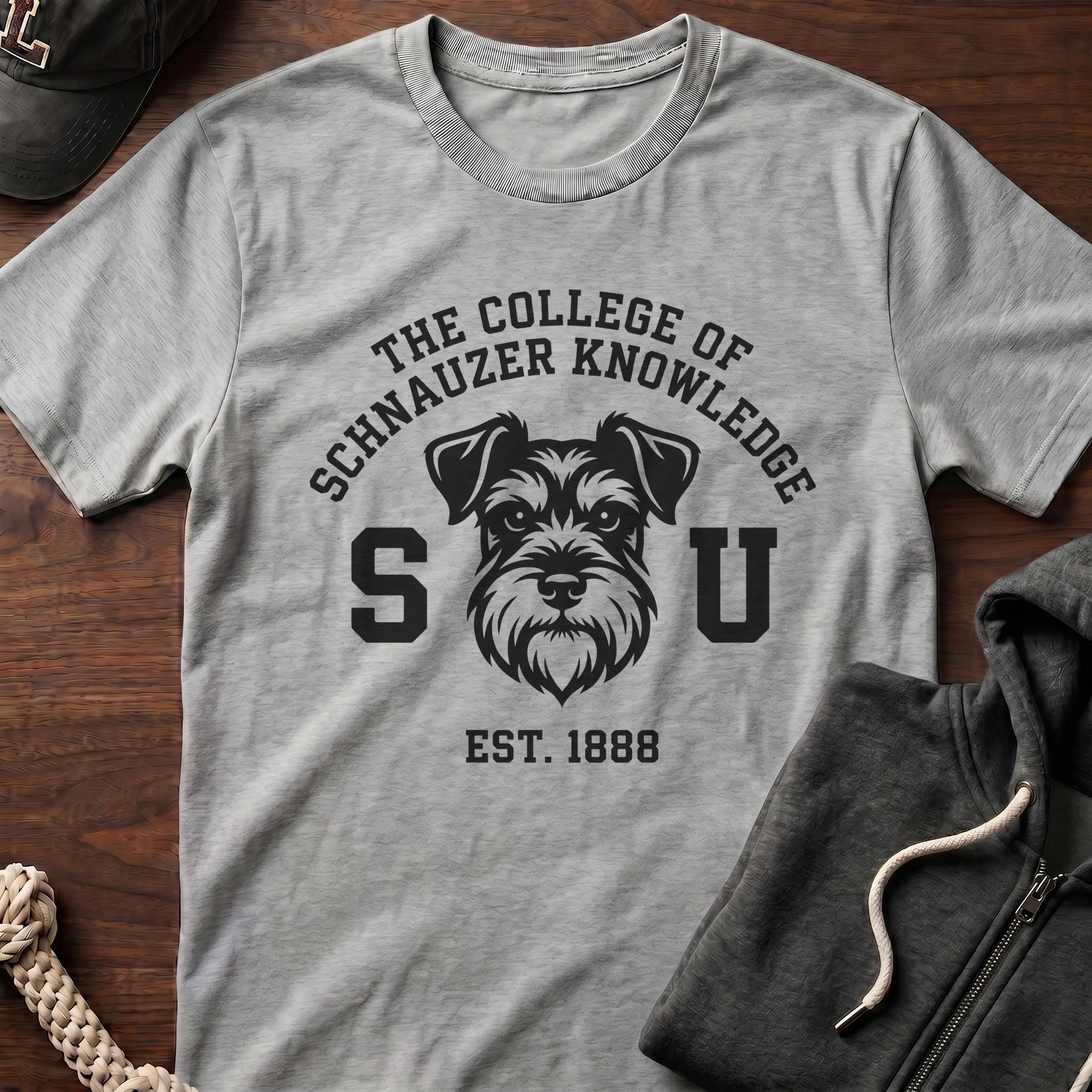 College Of Schnauzer Knowledge T-Shirt