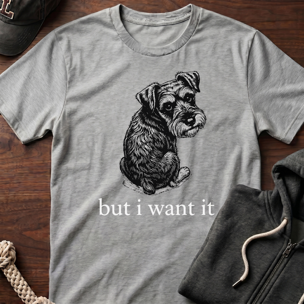 but i want it_White cutout T-Shirt