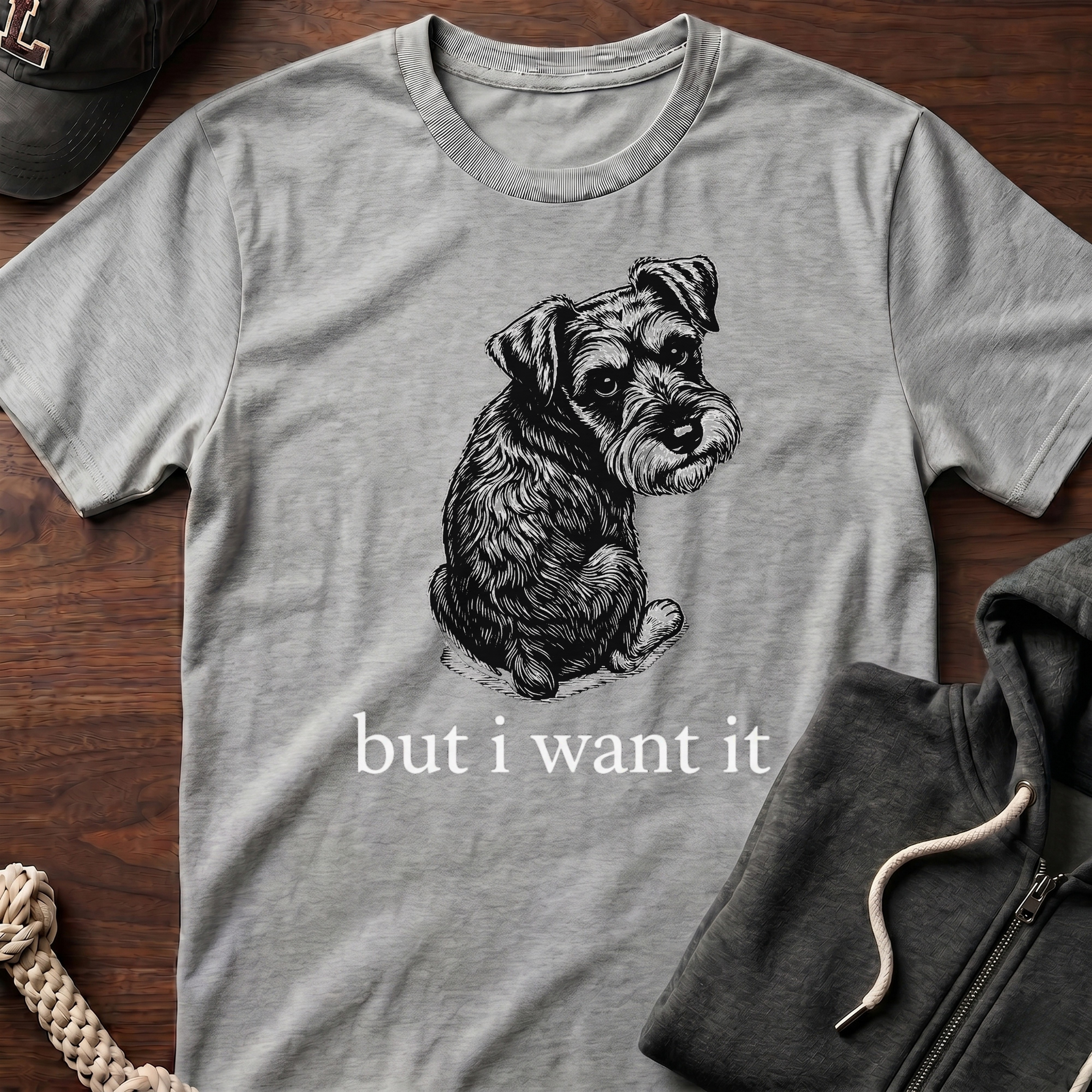 but i want it_White cutout T-Shirt