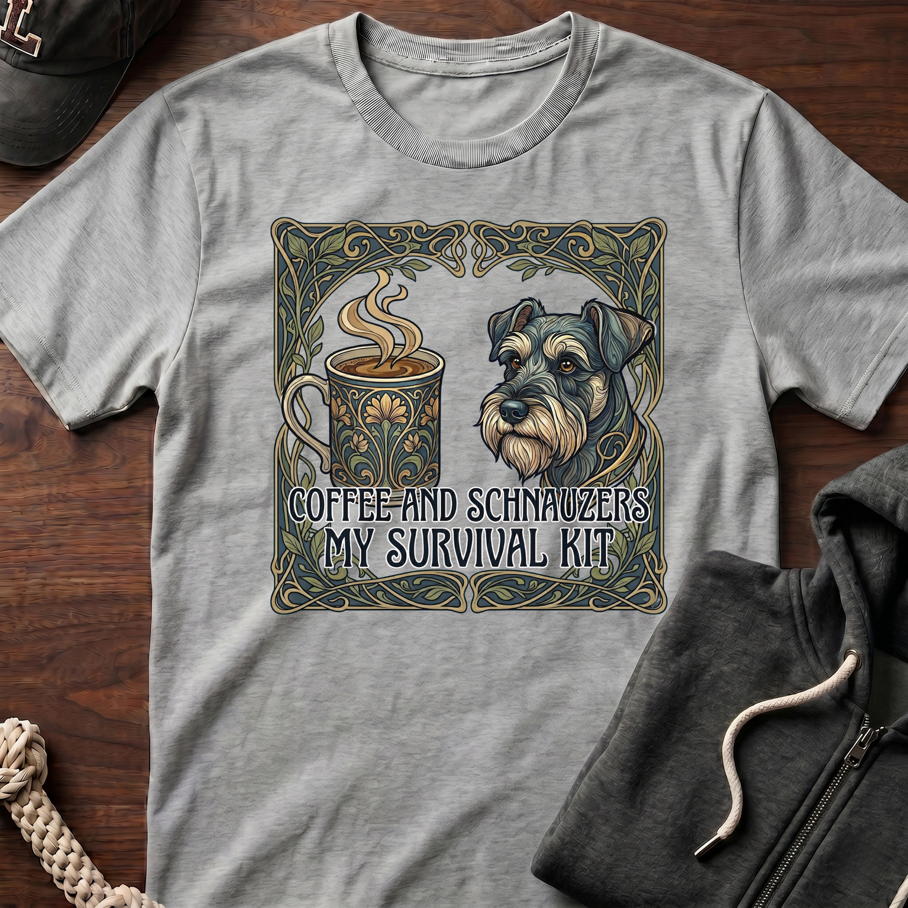 Coffee and Schnauzers T‑Shirt