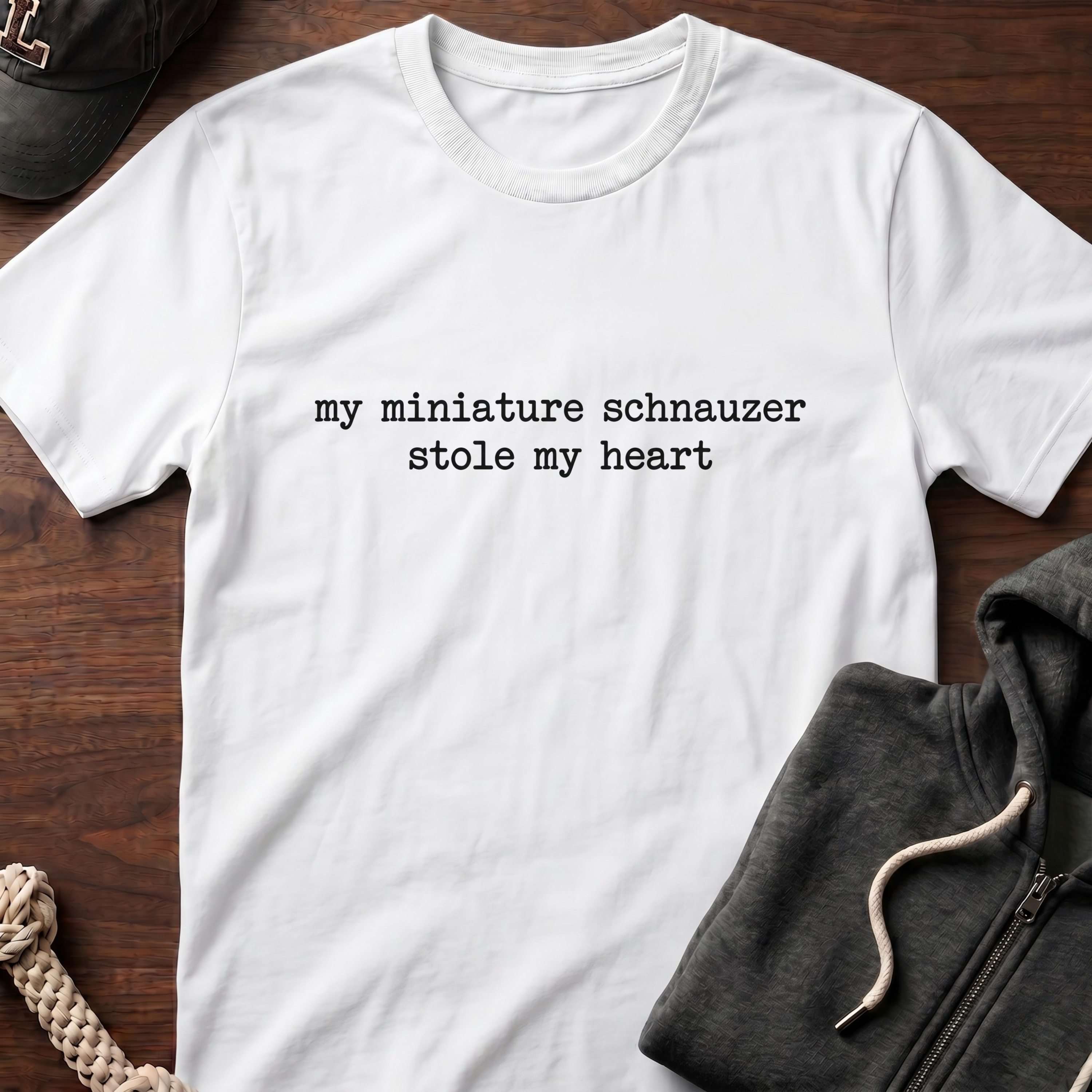 stole my heart_BLACK T‑Shirt