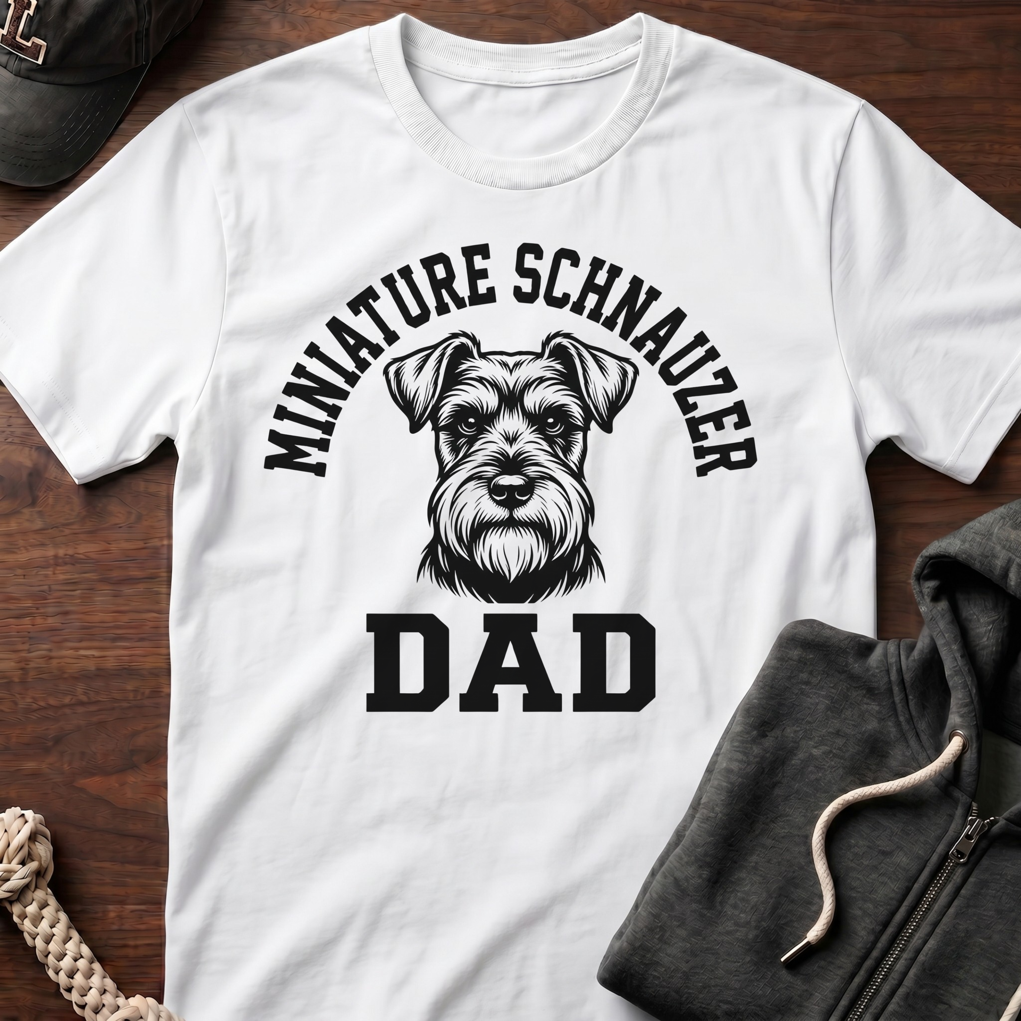 Dad_BLACK TEXT T‑Shirt